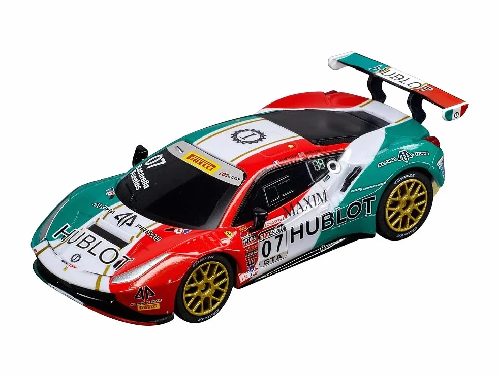 Carrera Go 20064186 Slot Car Ferrari 488 GT3 Squadra Corse Garage Italia, nr 7, wielokolorowy