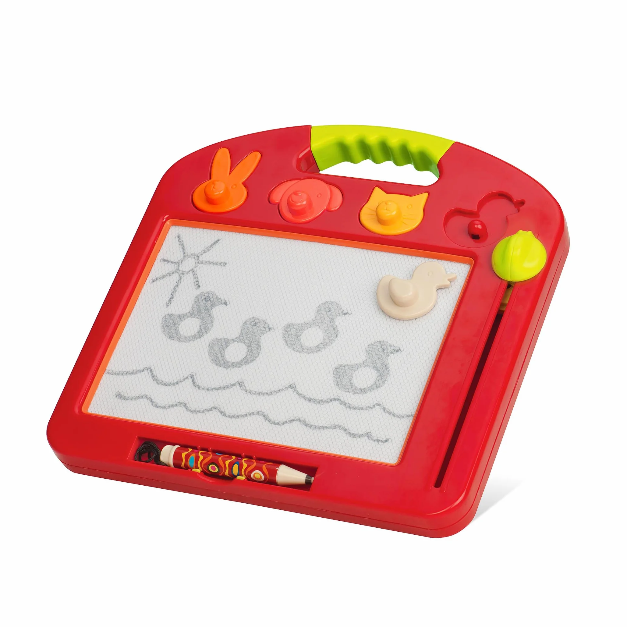 B. Toys Touluse Laptrec Tablica Kreślarska, Czerwony/Biały, 31 x 31 cm