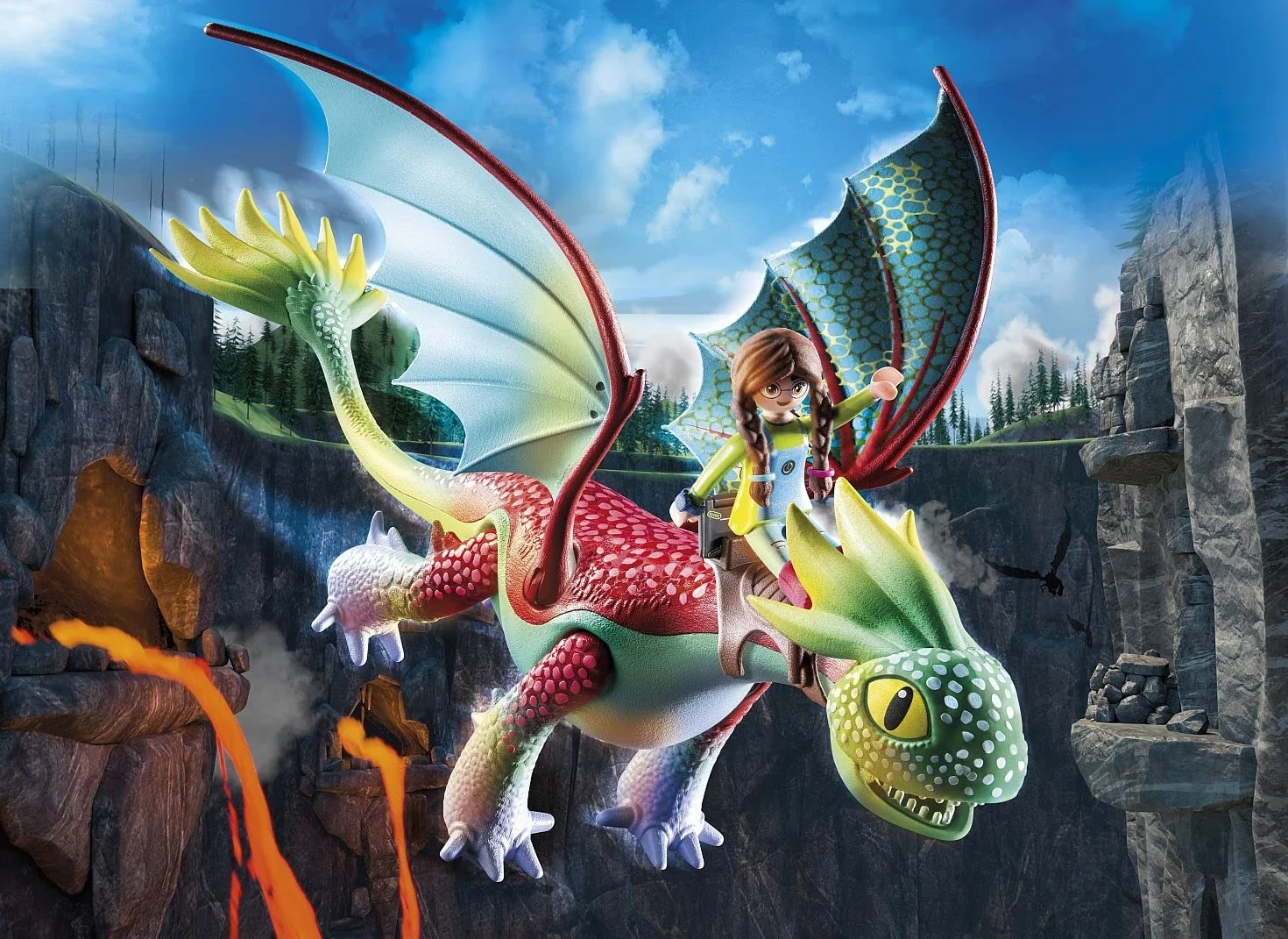 PLAYMOBIL Dragons: The Nine Realms 71083 Piórka i Alex, od 4 lat
