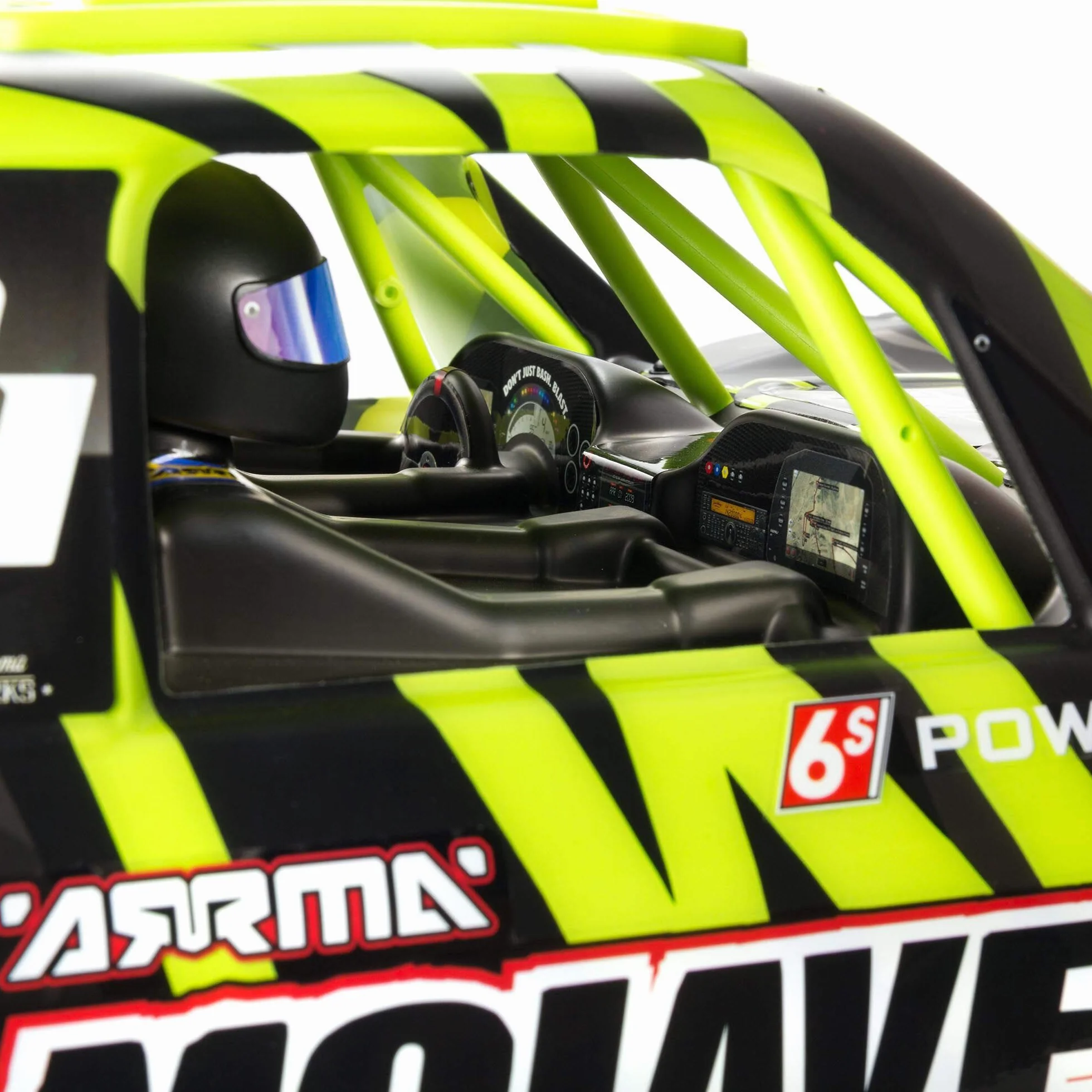 ARRMA RC Truck 1/7 MOJAVE 6S V2 4WD BLX Desert Truck z firmą Spektrum (Ready-to-Run), zielony/czarny, ARA7604V2T1