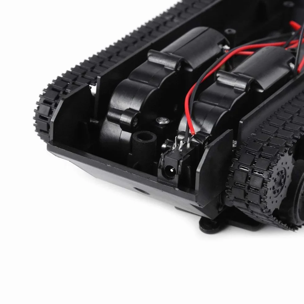 Lekki Amortyzowany Podwozie Robot Plastikowy Zbiornik Robota Podwozie Inteligentna Platforma Samochodowa Zestaw do Samodzielnego Montażu z Silnikiem 130 3 V-7 V dla Pojazdu do Nagrywania Wideo Wifi