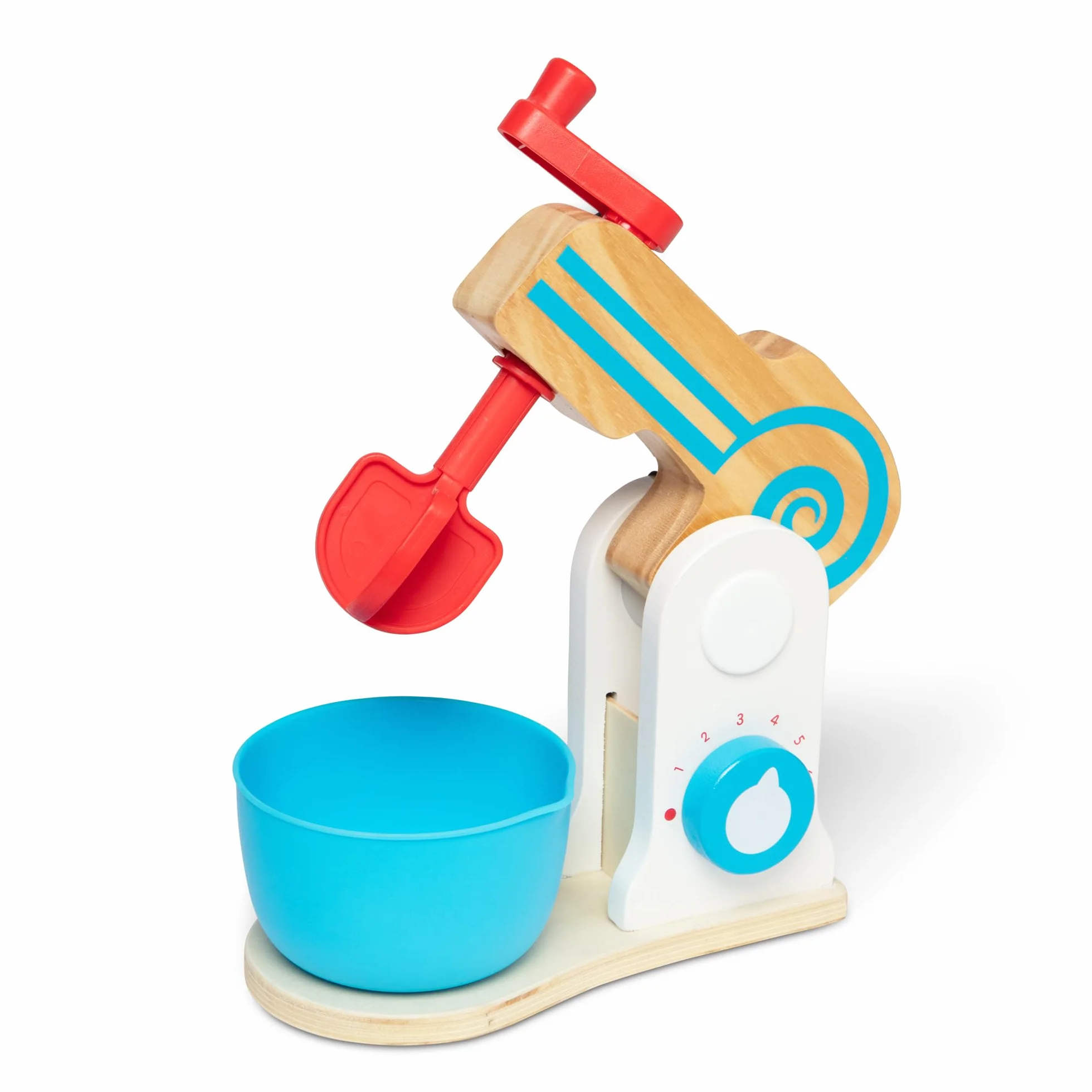 Melissa & Doug Drewniany Zestaw Mikserów do Robienia Ciasta Zabawka dla Dzieci 3+