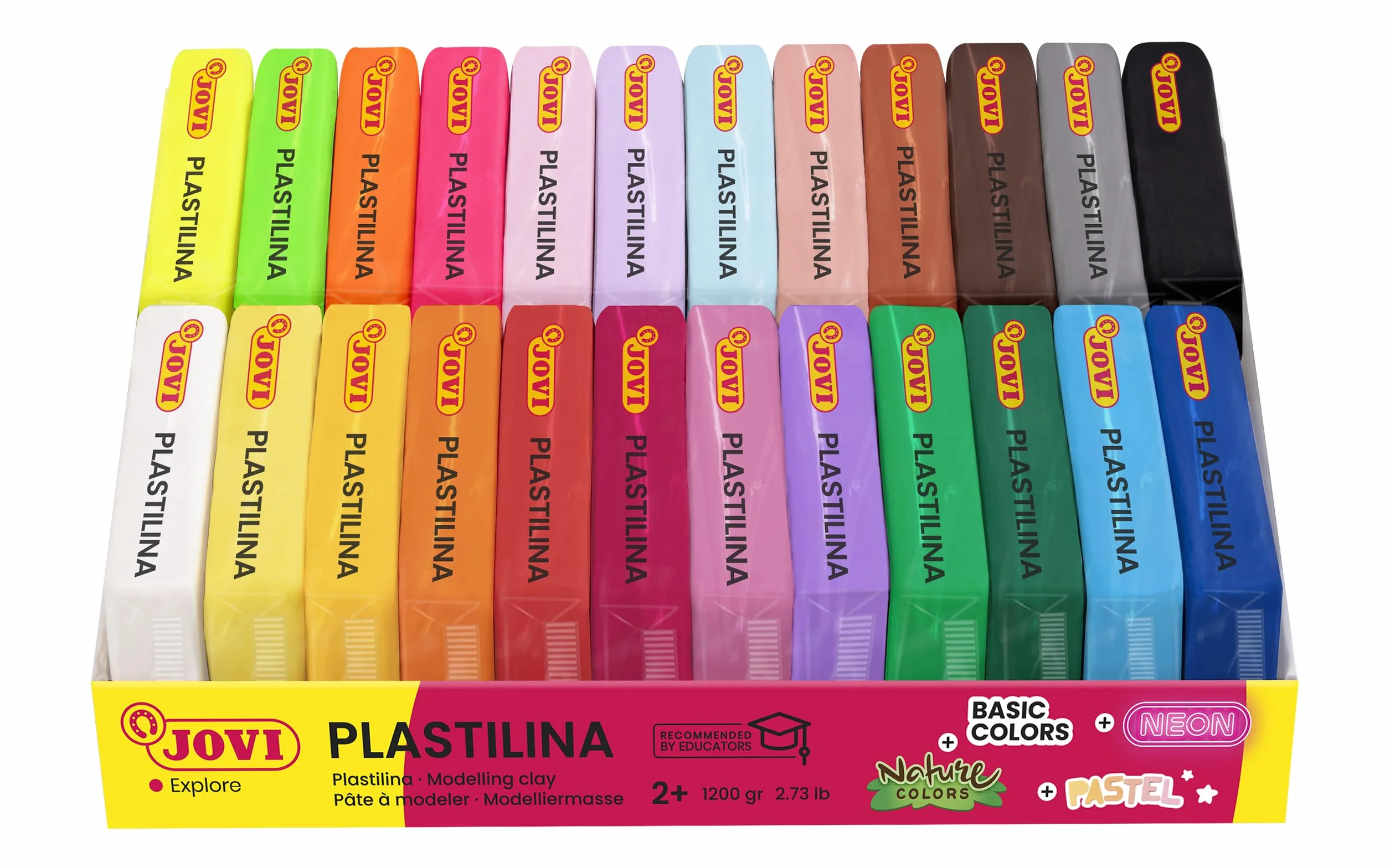 Jovi Plastelina, Wielokolorowy, 50 g