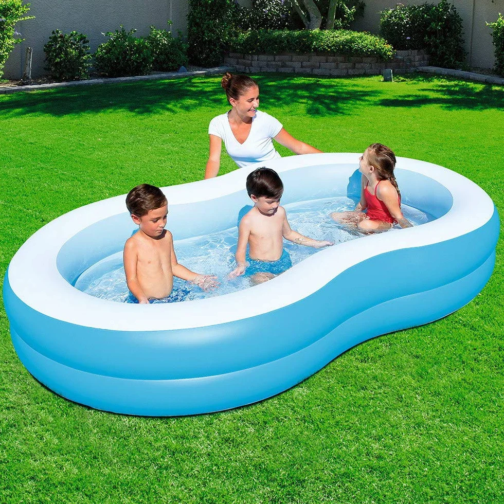 Bestway® 8'7" x 62" x 18"/2.62m x 1.57m x 46cm The Big Lagoon Family Pool