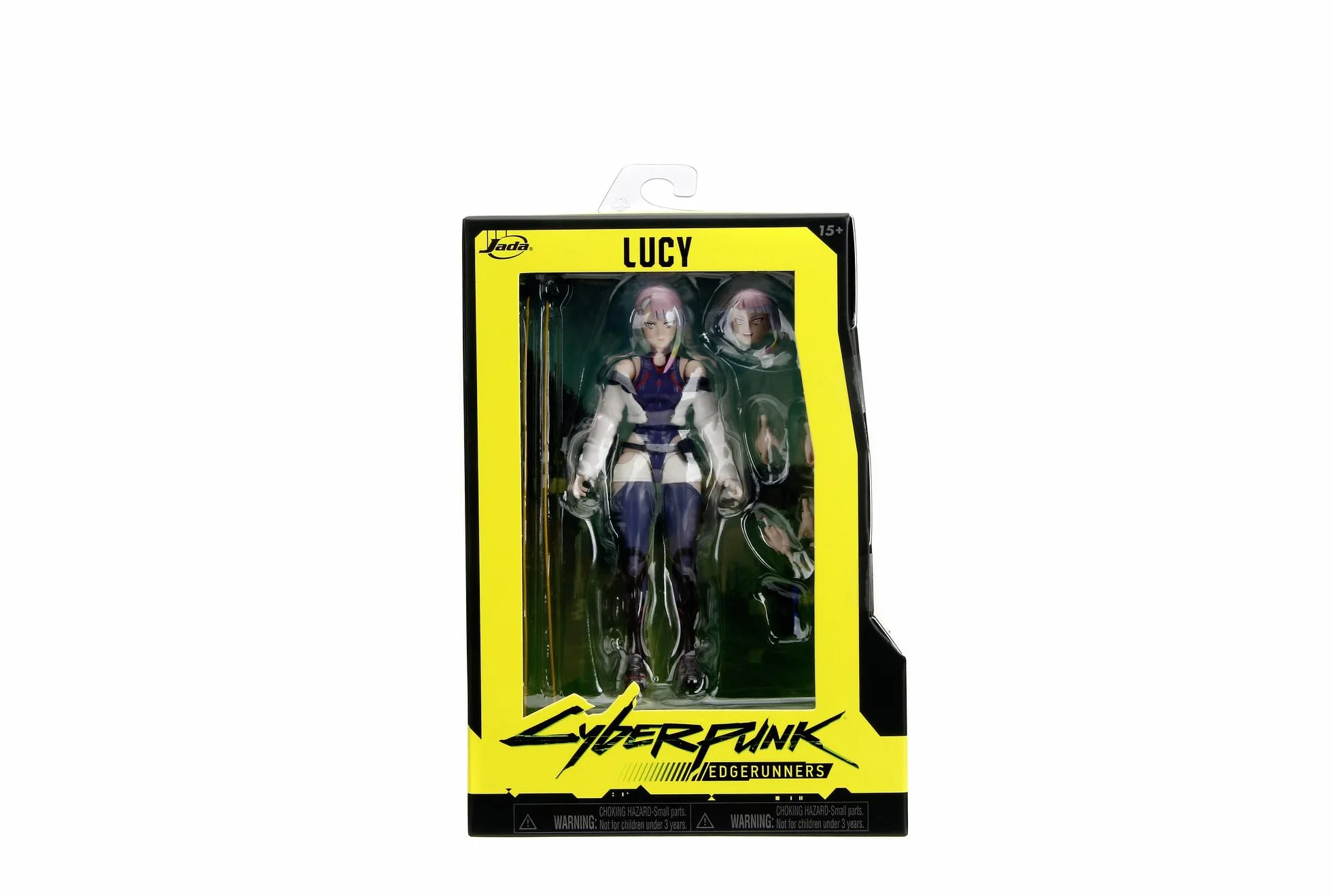 Jada Toys Cyberpunk Edgerunner figurka Lucy (14 cm) – ruchoma figurka kolekcjonerska i akcji z alternatywną głową, rękami i akcesoriami, dla fanów i kolekcjonerów od 15 lat