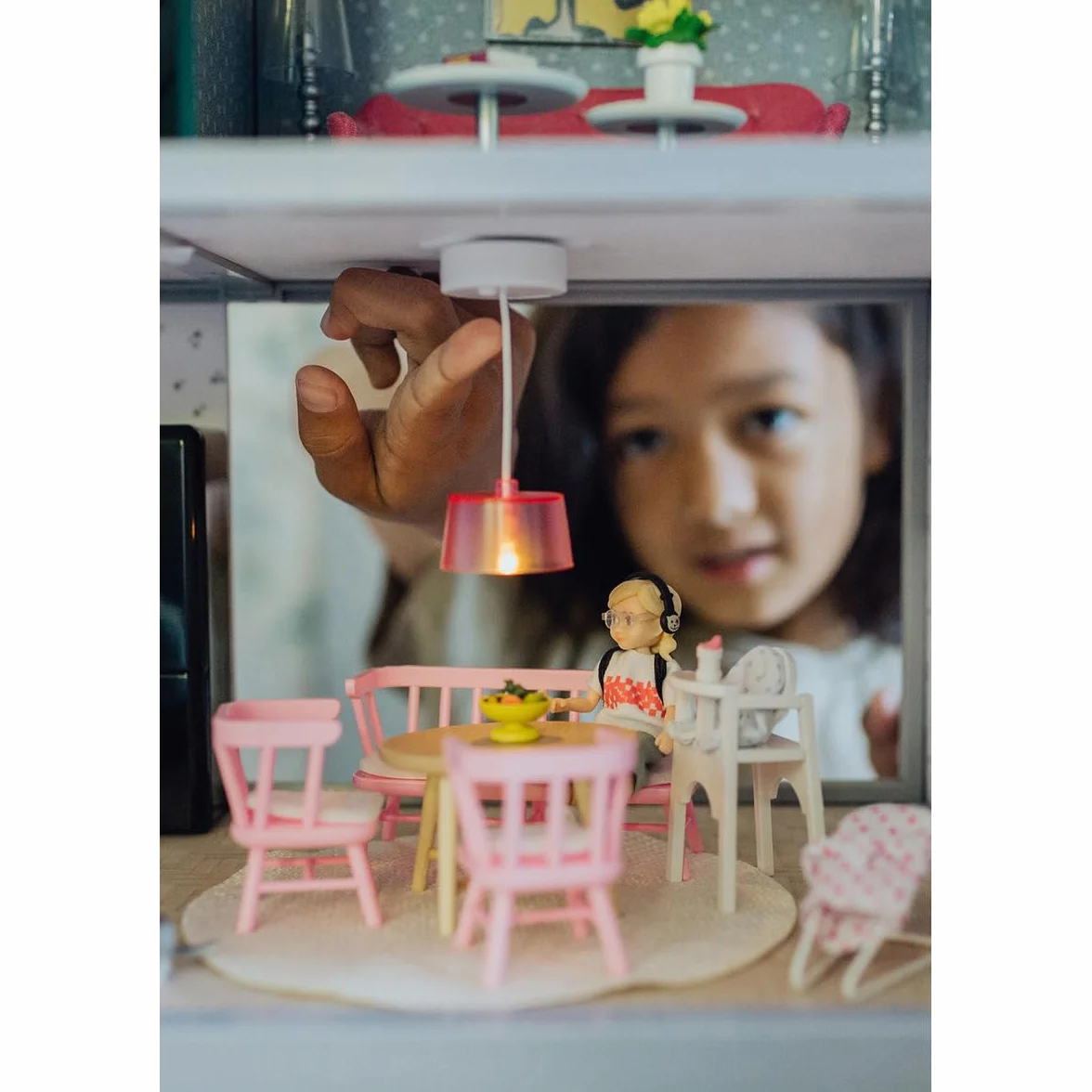 LUNDBY Zestaw oświetleniowy do domku dla lalek 2-częściowy