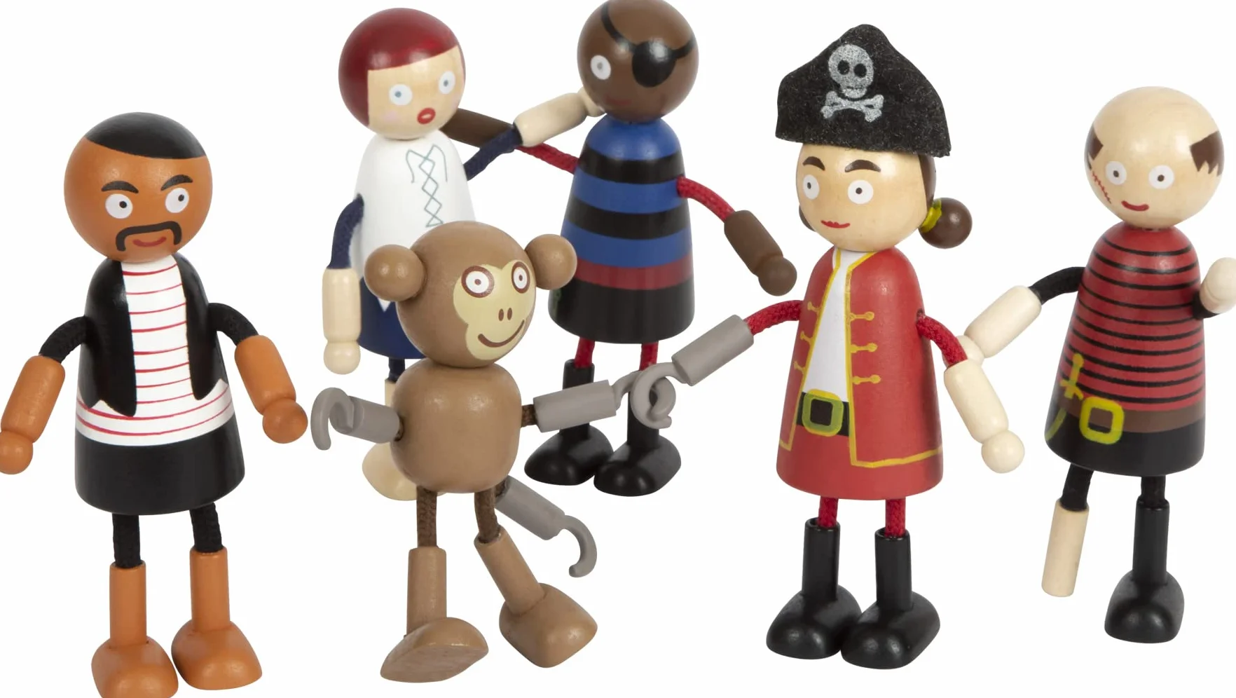 Biegepuppen Piraten Figuren