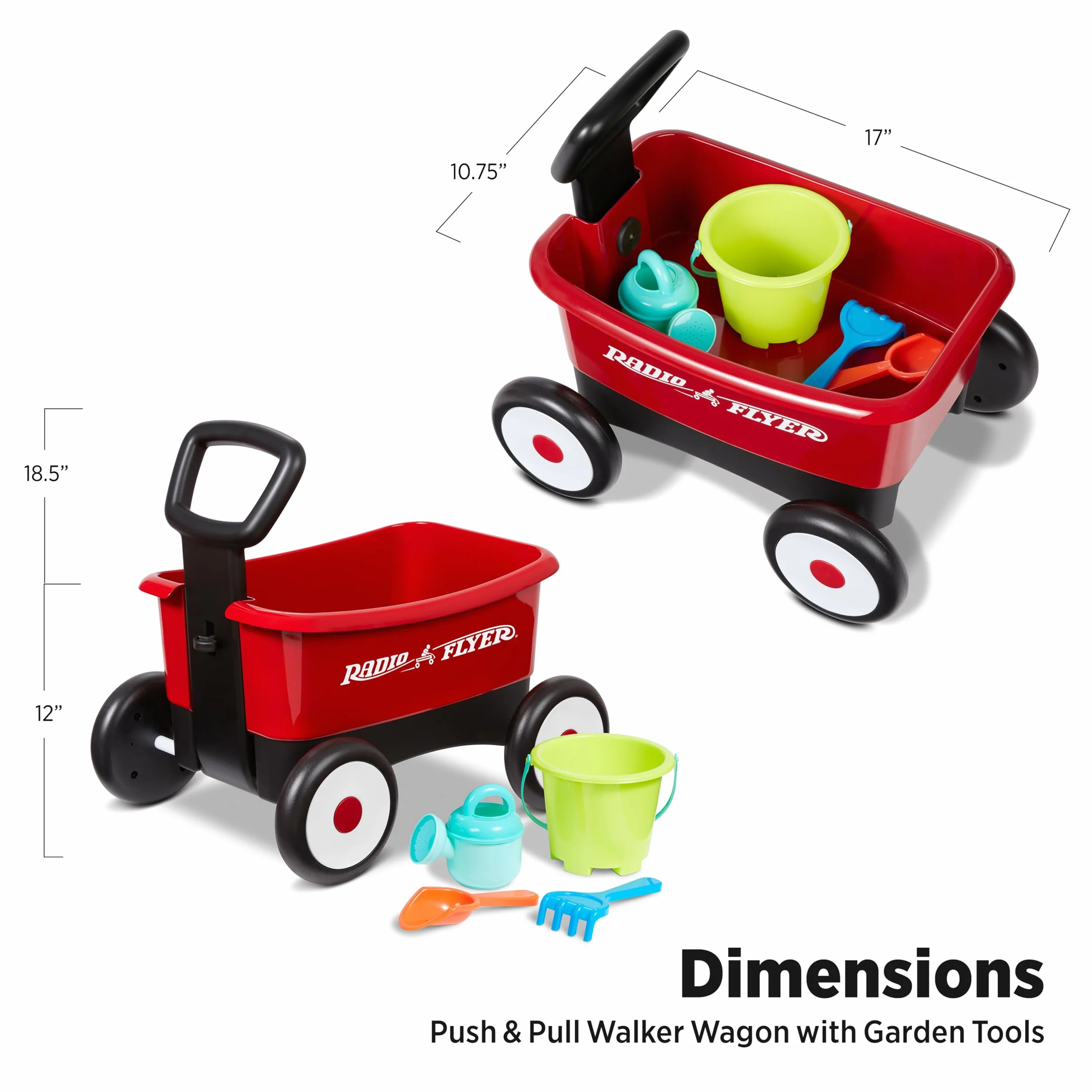 Radio Flyer 609GTZ Wagon, czerwony