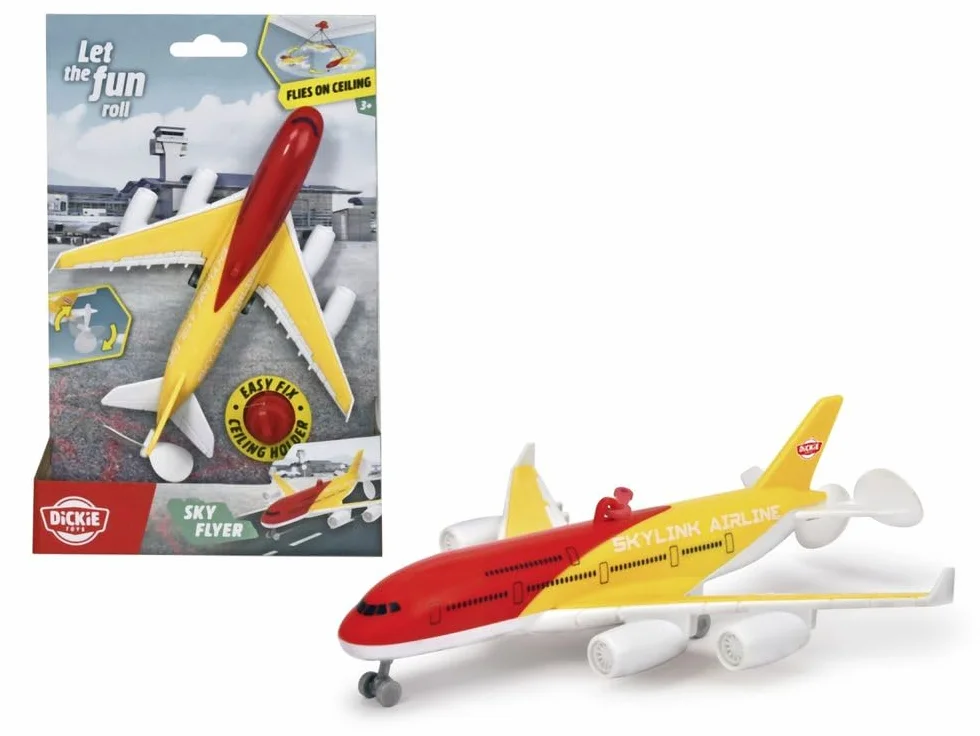 Dickie Toys Sky Flyer Samolot Zabawkowy, Wielokolorowy, od 3 lat