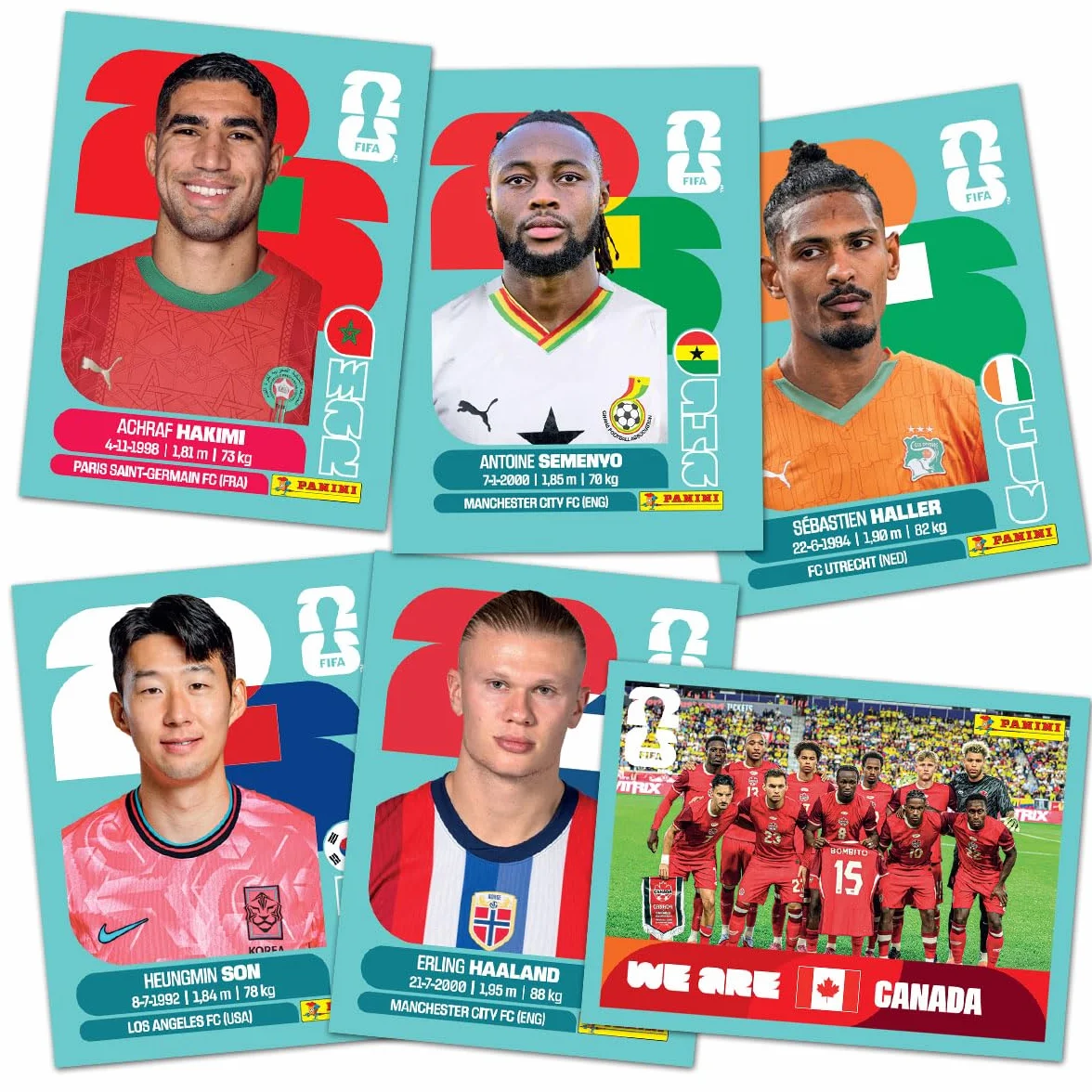 Panini - Oficjalna kolekcja naklejek FIFA World Cup 2026™ (pudełko z 100 torebkami)