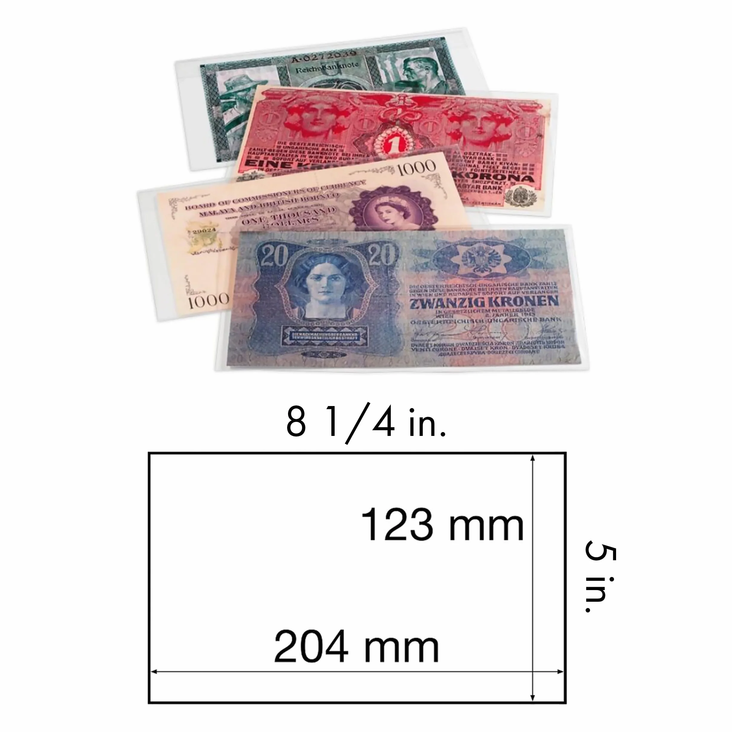 Leuchtturm1917 Lighthouse 341222 banknoty, BASIC, 204 x 123 mm