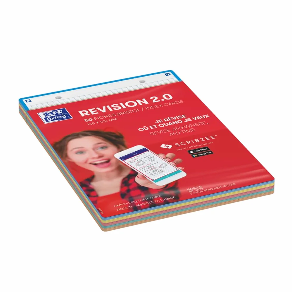 Oxford Révision 2.0 400137404 Fiszki A5, Wielokolorowy