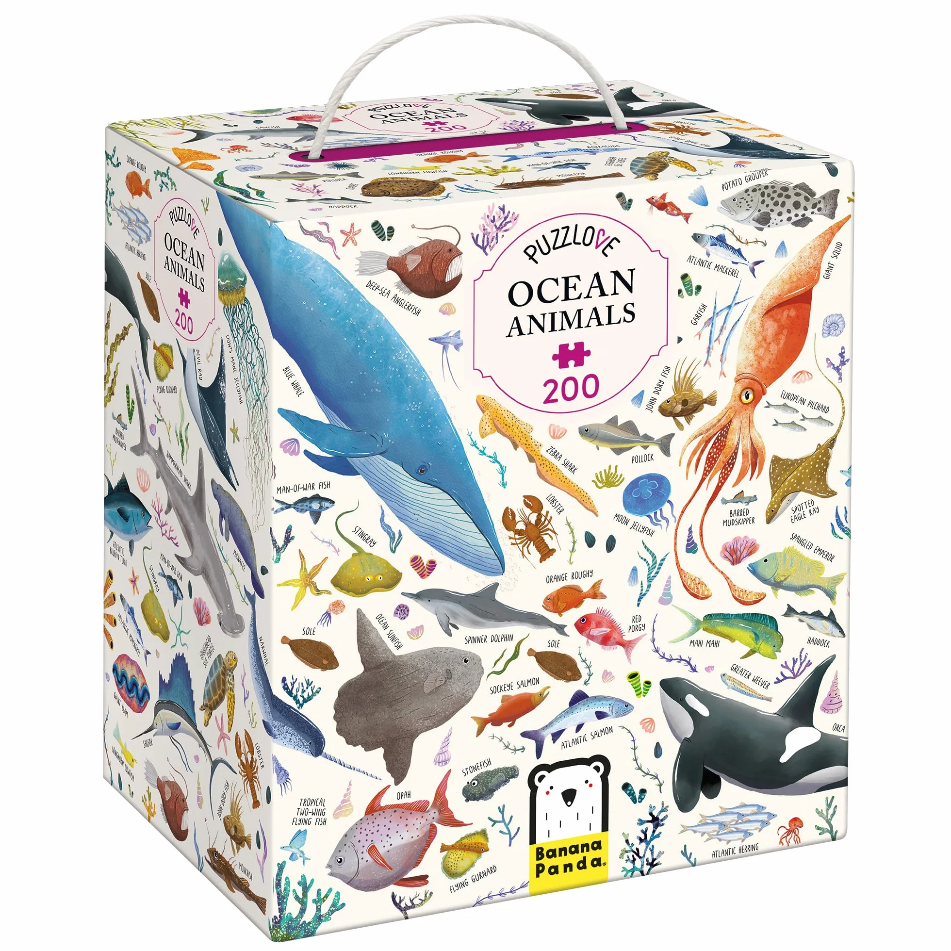 Puzzlove Ocean Animals (200 Pcs) 7+ Floor Puzzle