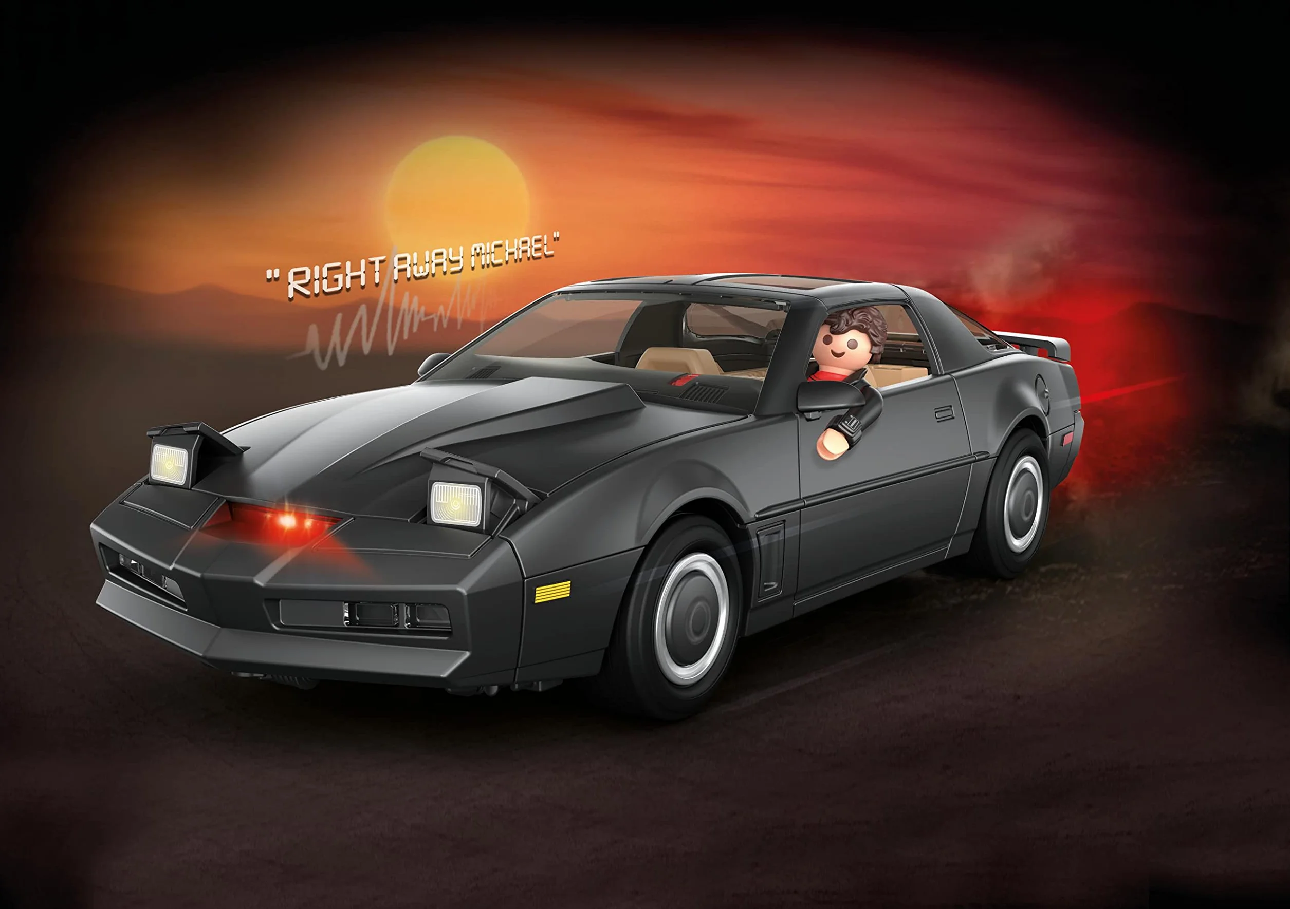 PLAYMOBIL 70924 Knight Rider - K.I.T.T., do kolekcjonowania i zabawy, od 5 lat