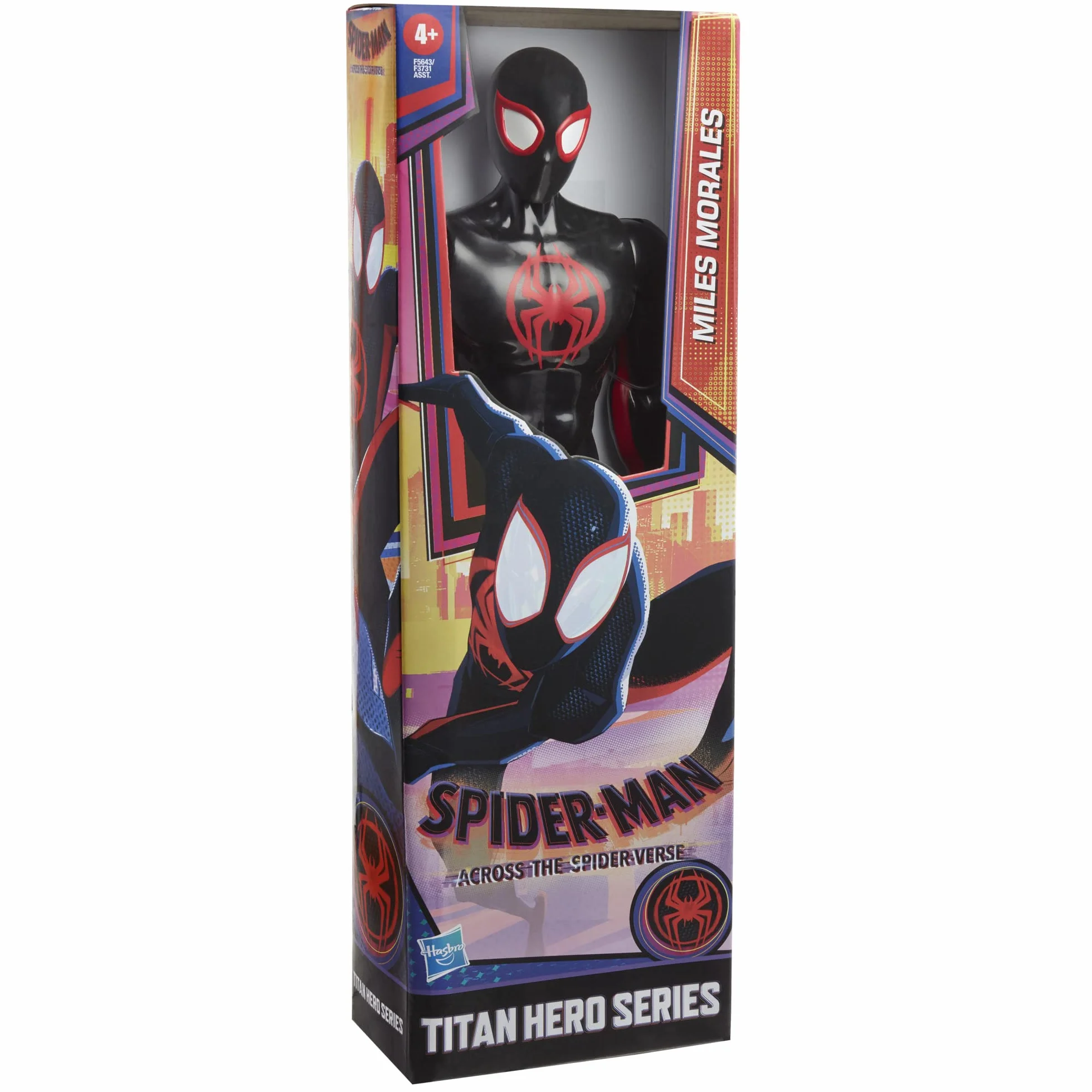 Marvel Spider-Man Miles Morales, 30 cm duża figurka Spider-Man: Across The Spider-Verse, dla dzieci od 4 lat