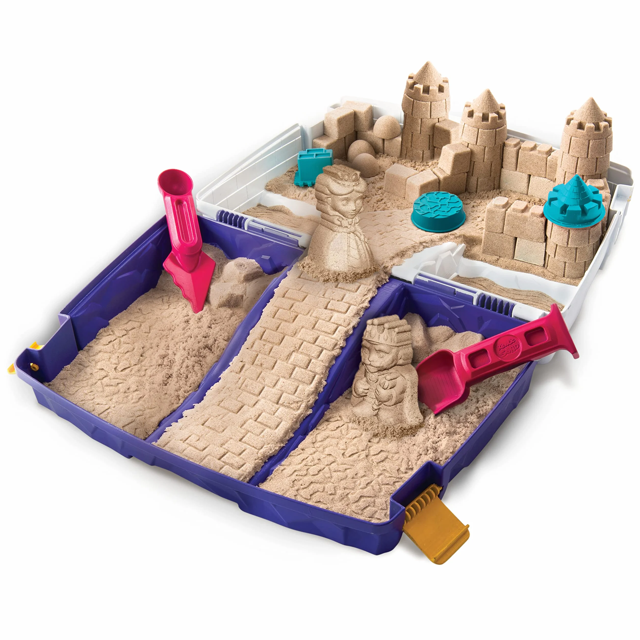 Kinetic Sand, Walizka z piaskiem kinetycznym i akcesoriami, dla dzieci od 3 lat