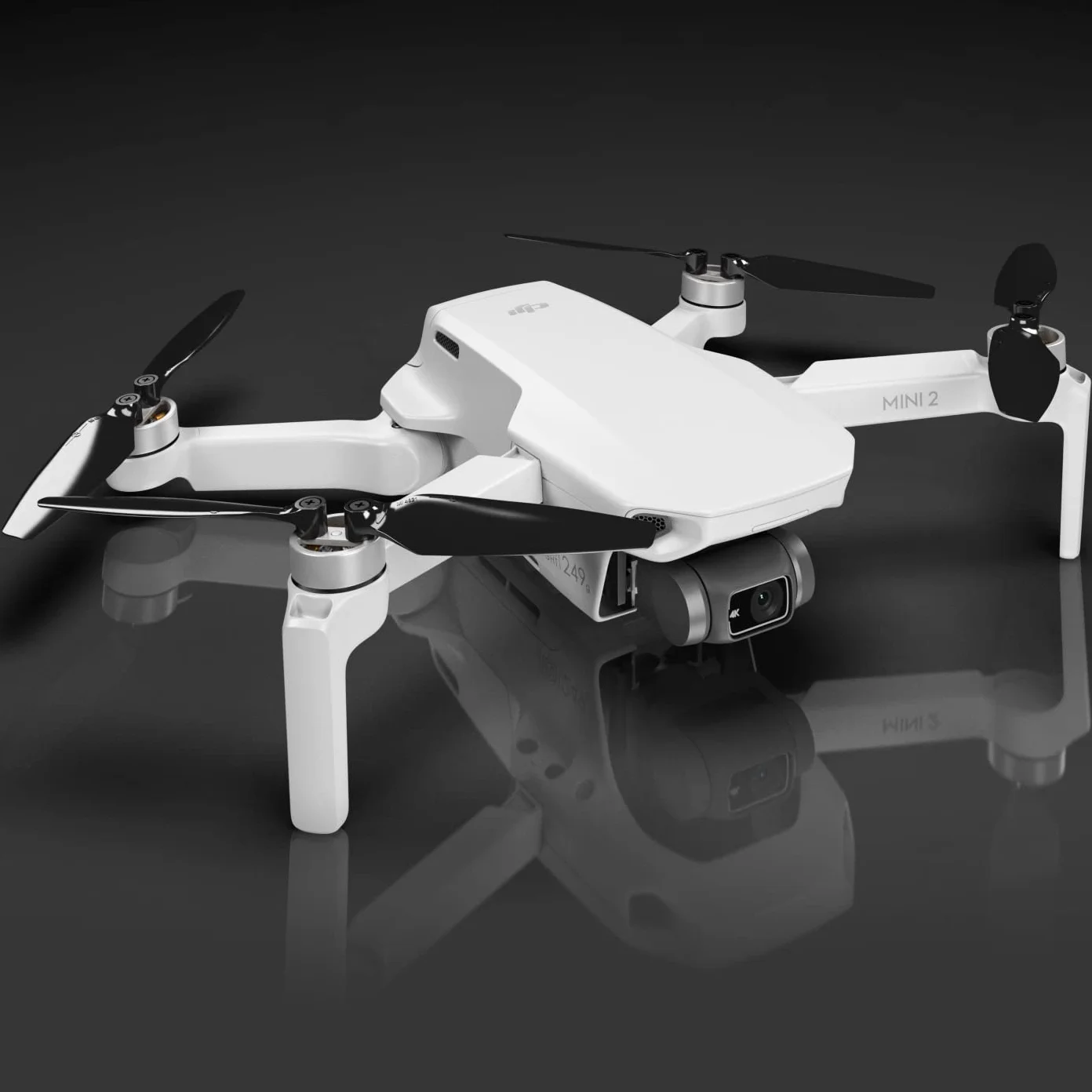 Master Airscrew Śmigła Stealth do DJI Mini 2, Mini 2 SE, Mini SE & Mini 4K - Czarne, 4 śmigła w zestawie