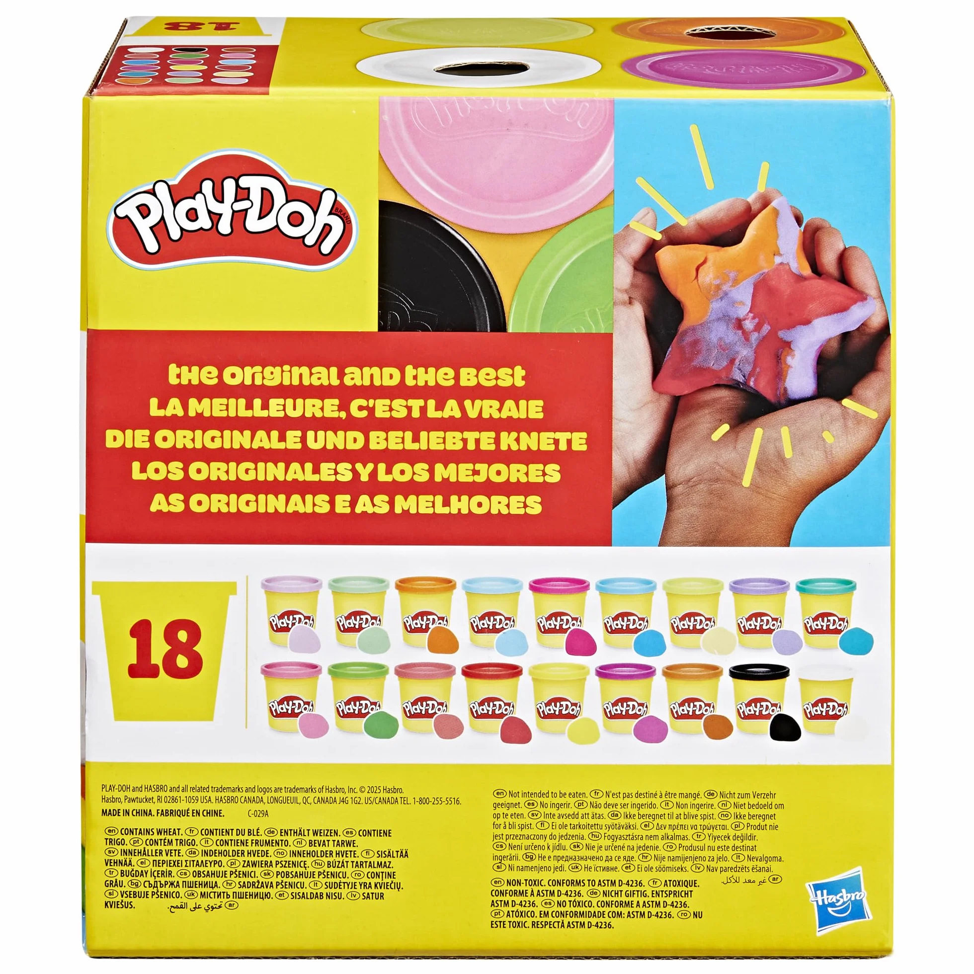 Zestaw 18 tub Nieograniczona wyobraźnia Play-Doh