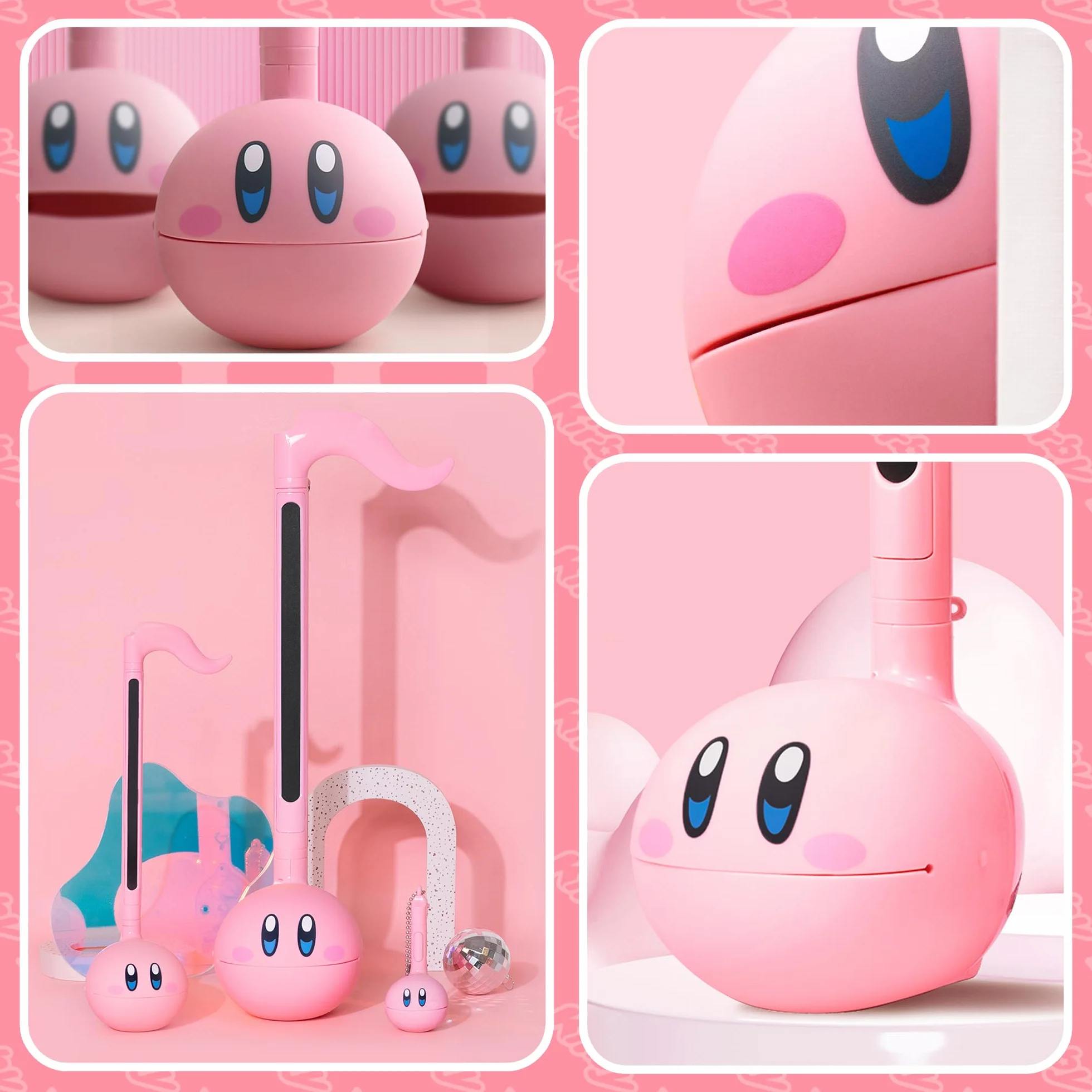 Otamatone Deluxe Kirby Japoński elektroniczny instrument muzyczny syntezator dotykowy