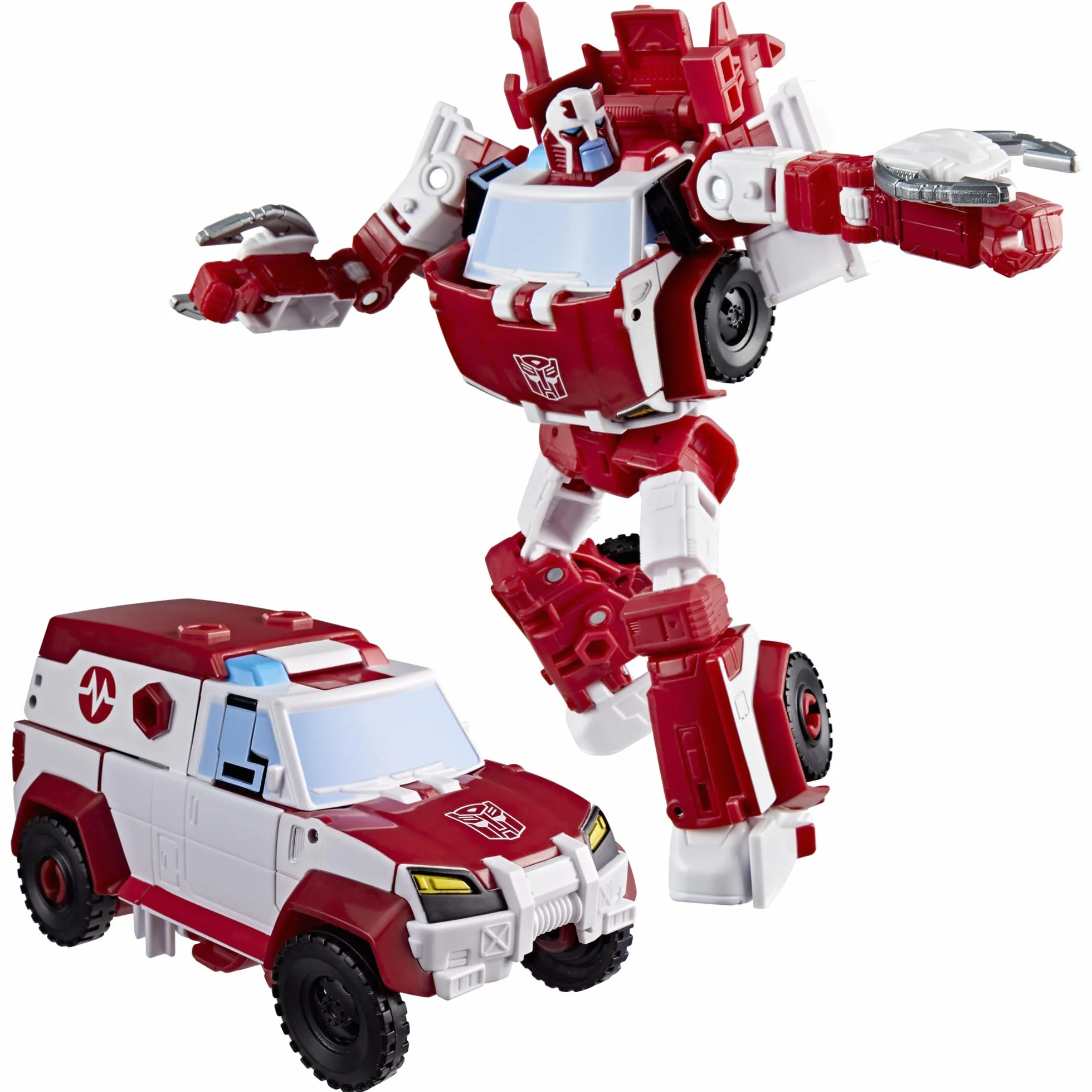 Autobot Ratchet z kolekcji Transformers: Age of the Primes, 14,5-centymetrowa przekształcająca się figurka klasy Deluxe, zabawkowe roboty dla dzieci w wieku od 8 lat
