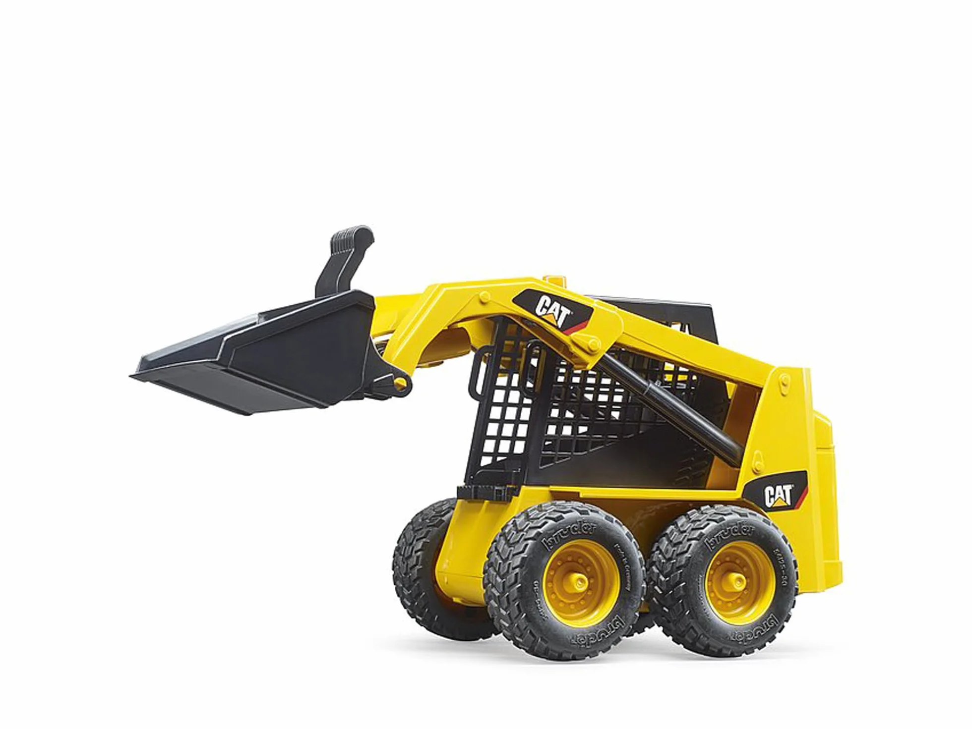 bruder 02481 - Miniładowarka Cat - 1:16 Pojazdy, Łyżka przednia, Plac budowy, Pojazd budowlany, Maszyna budowlana, Zabawka