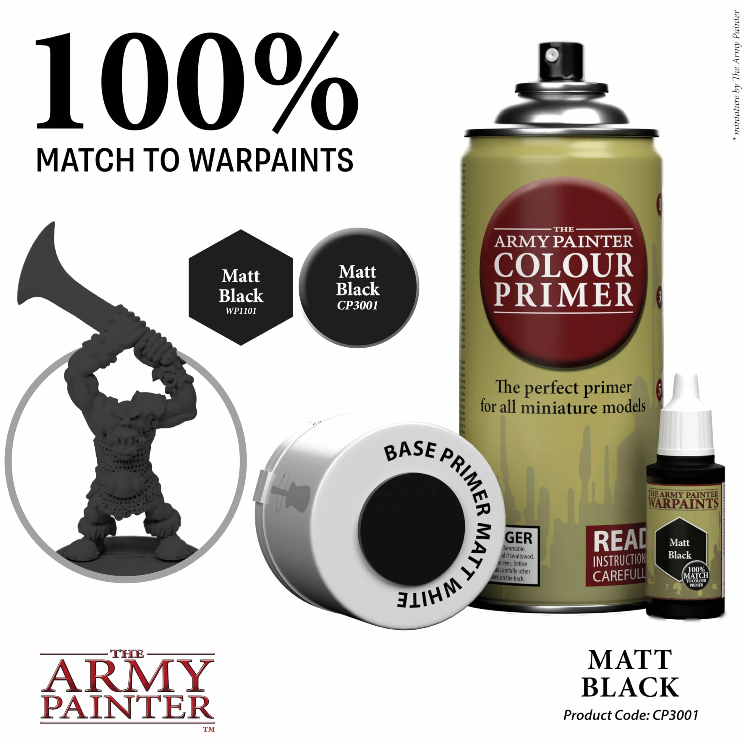 The Army Painter, Colour Primer Matt Black, 400 ml