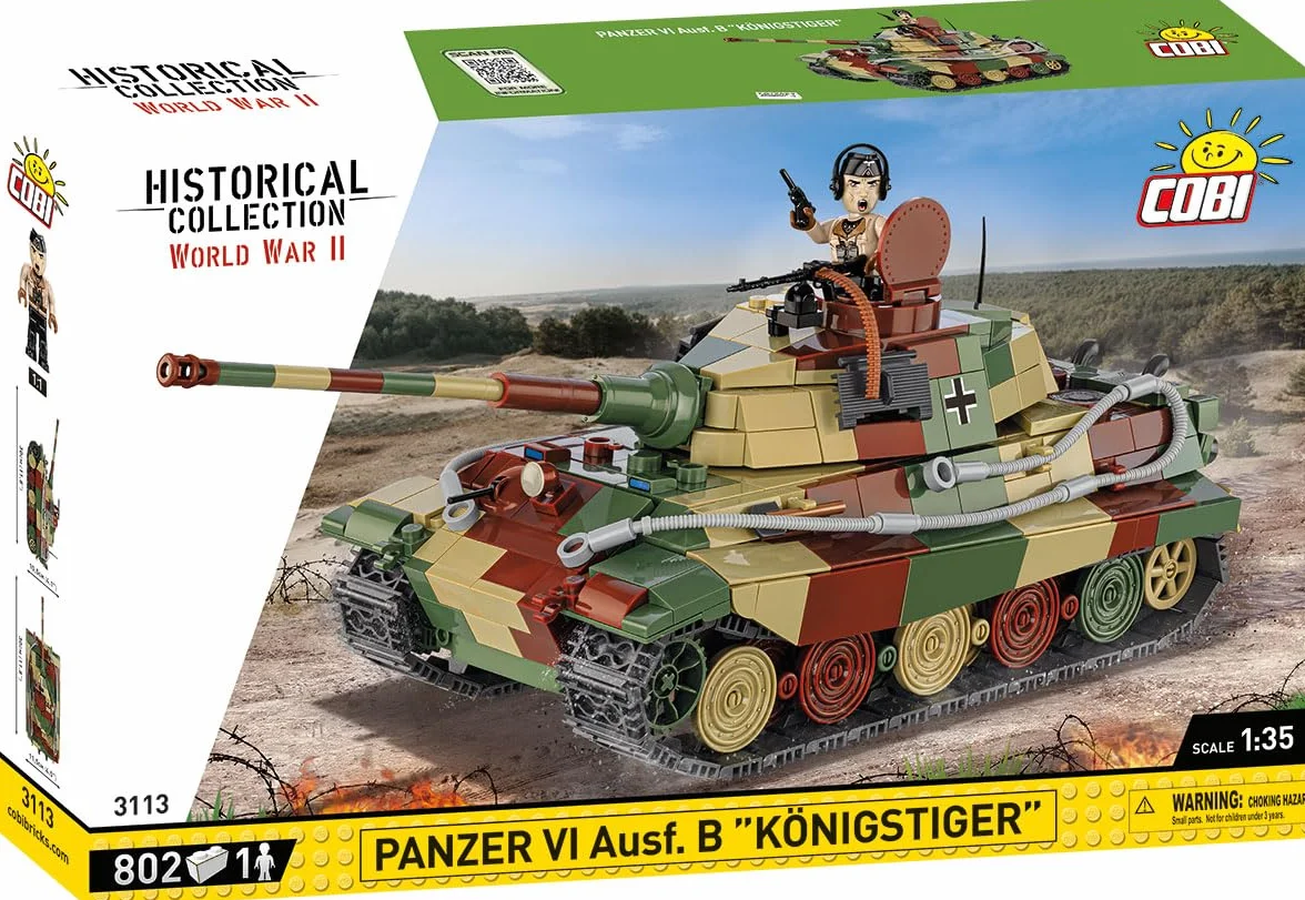 COBI -3113 Panzer Vi Konigstiger (Tiger II)