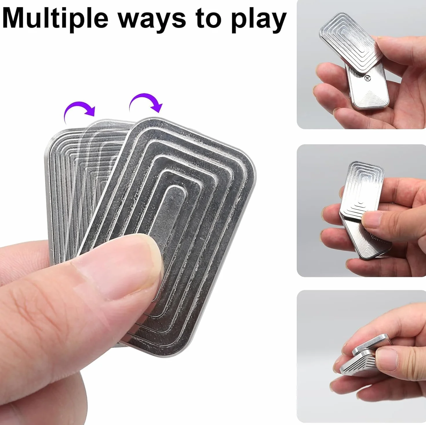 OBEST Fidget Slider zabawka, EDC Push Card Slider dla dzieci i dorosłych, redukuje stres lękowy, autyzm ADHD