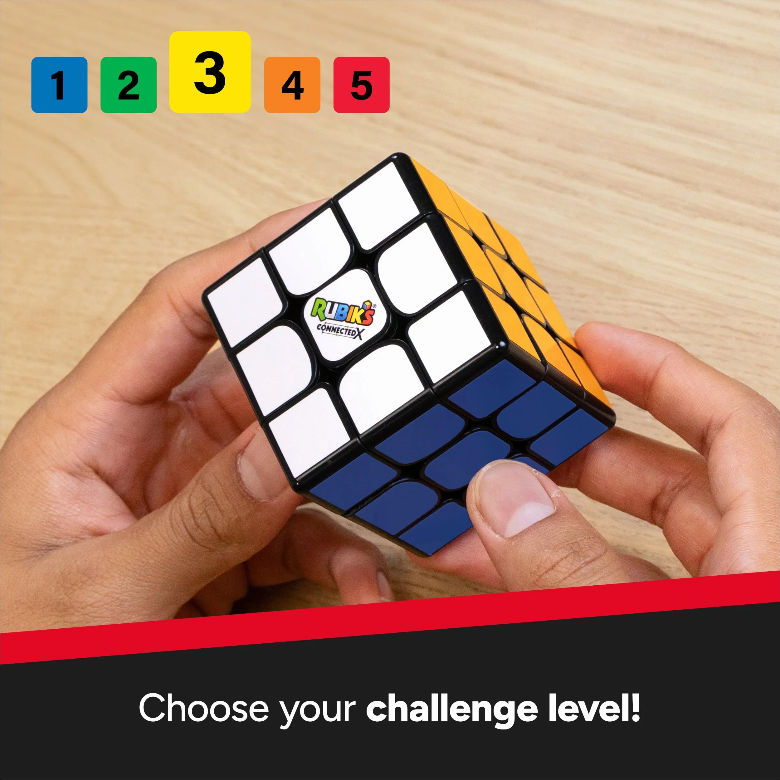 RUBIK'S Cube Connected X 3x3 Puzzle dla dorosłych i dzieci