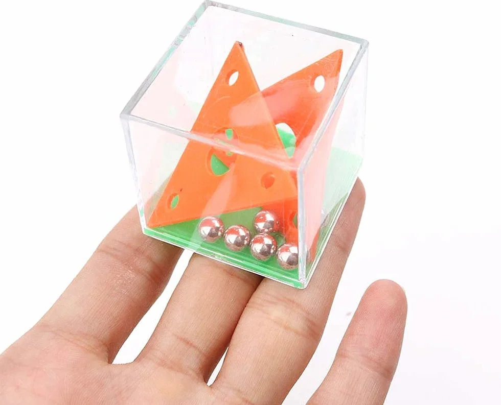 Comius Sharp mini pudełko z puzzlami, mini kostka, zestaw równowagi, gra cierpliwości, idealne torby imprezowe, wypełniacze kalendarza, urodziny, Boże Narodzenie, Nowy Rok, prezent dla dzieci i