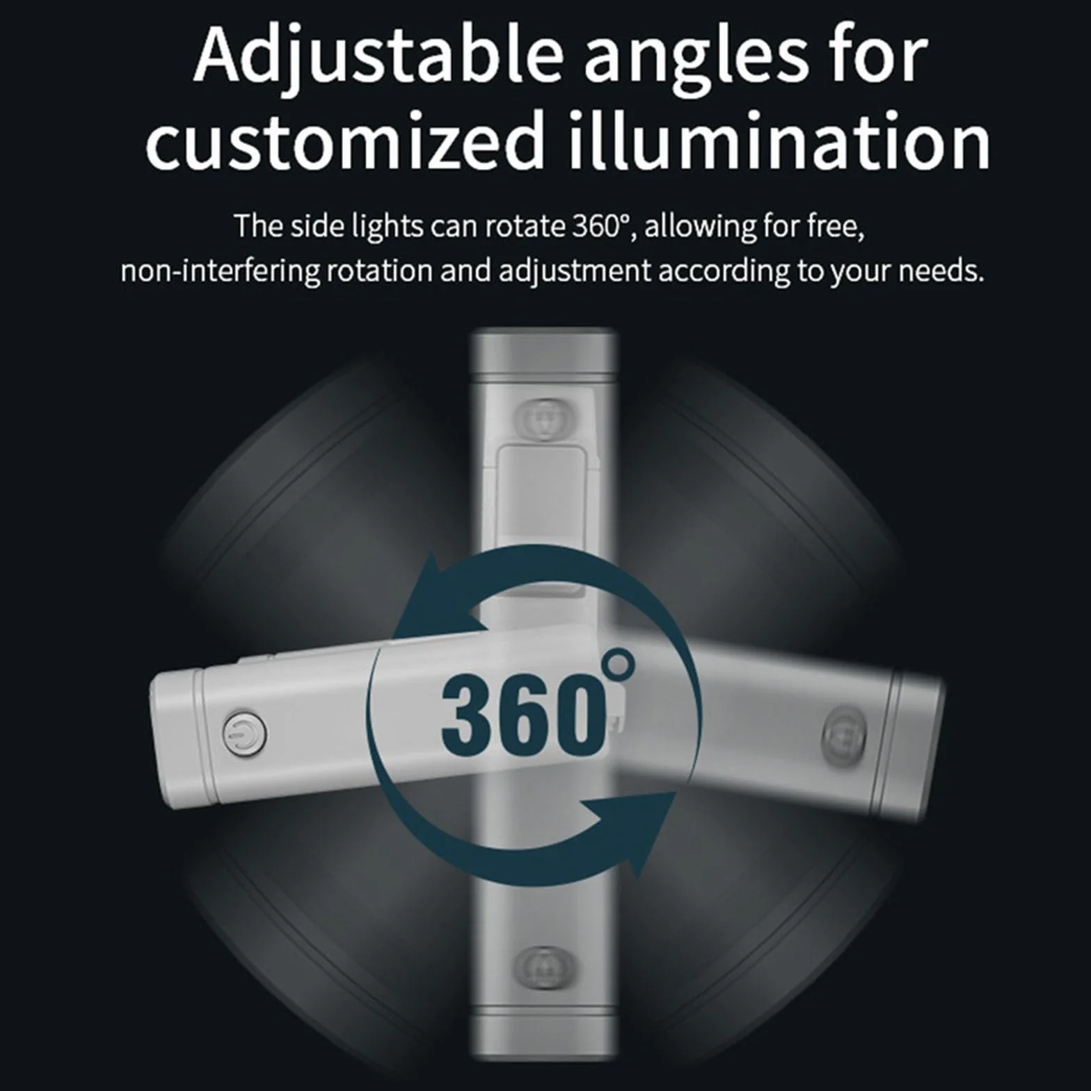 DJI Mini 4 Pro szperacz lampka nocna podwójne światło obrót 360° wiele trybów