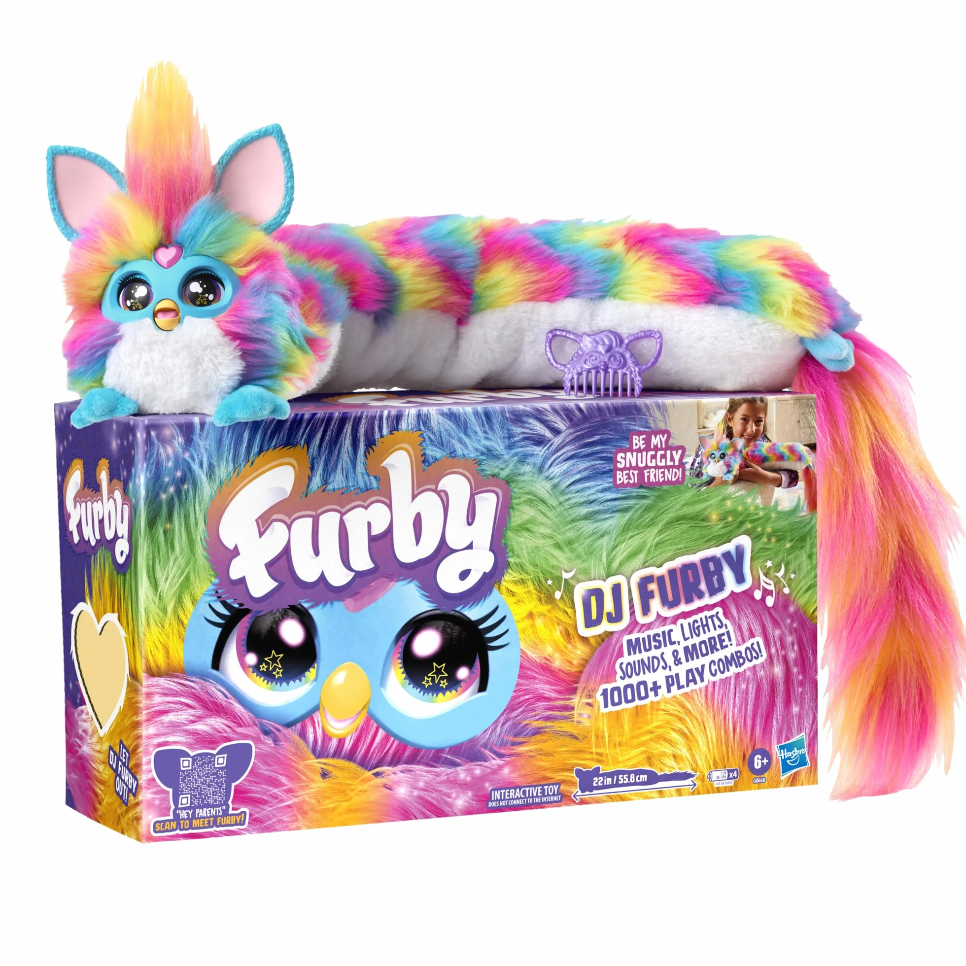 Furby interaktywny pluszak 5 trybów 1000+ kombinacji mówi po francusku i furbish od 6 lat wersja francuska
