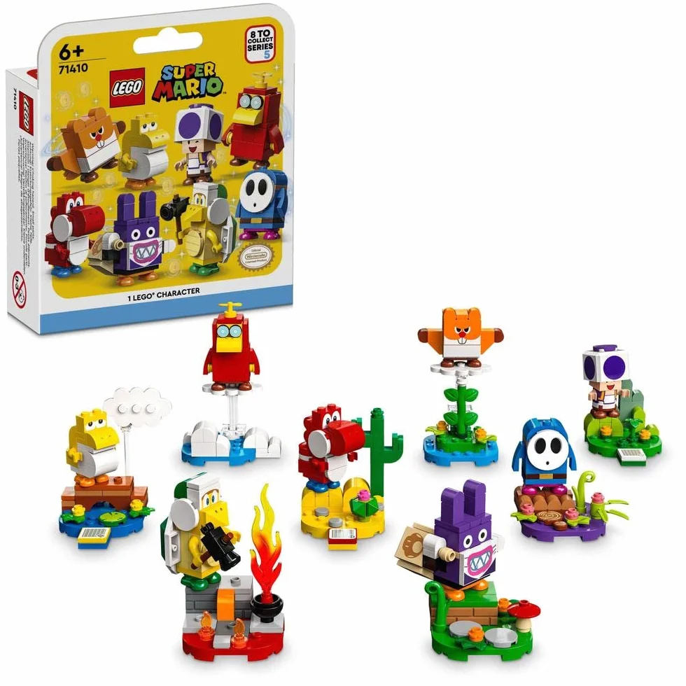LEGO Super Mario 71410 Zestawy postaci — seria 5 | Kolekcjonerski prezent dla dzieci w wieku od sześciu lat (47 elementów)