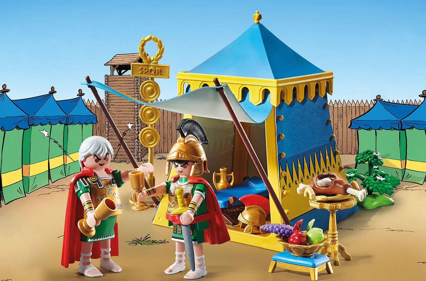 PLAYMOBIL Asterix 71015 Asterix: Namiot dowódcy z generałami, od 5 lat