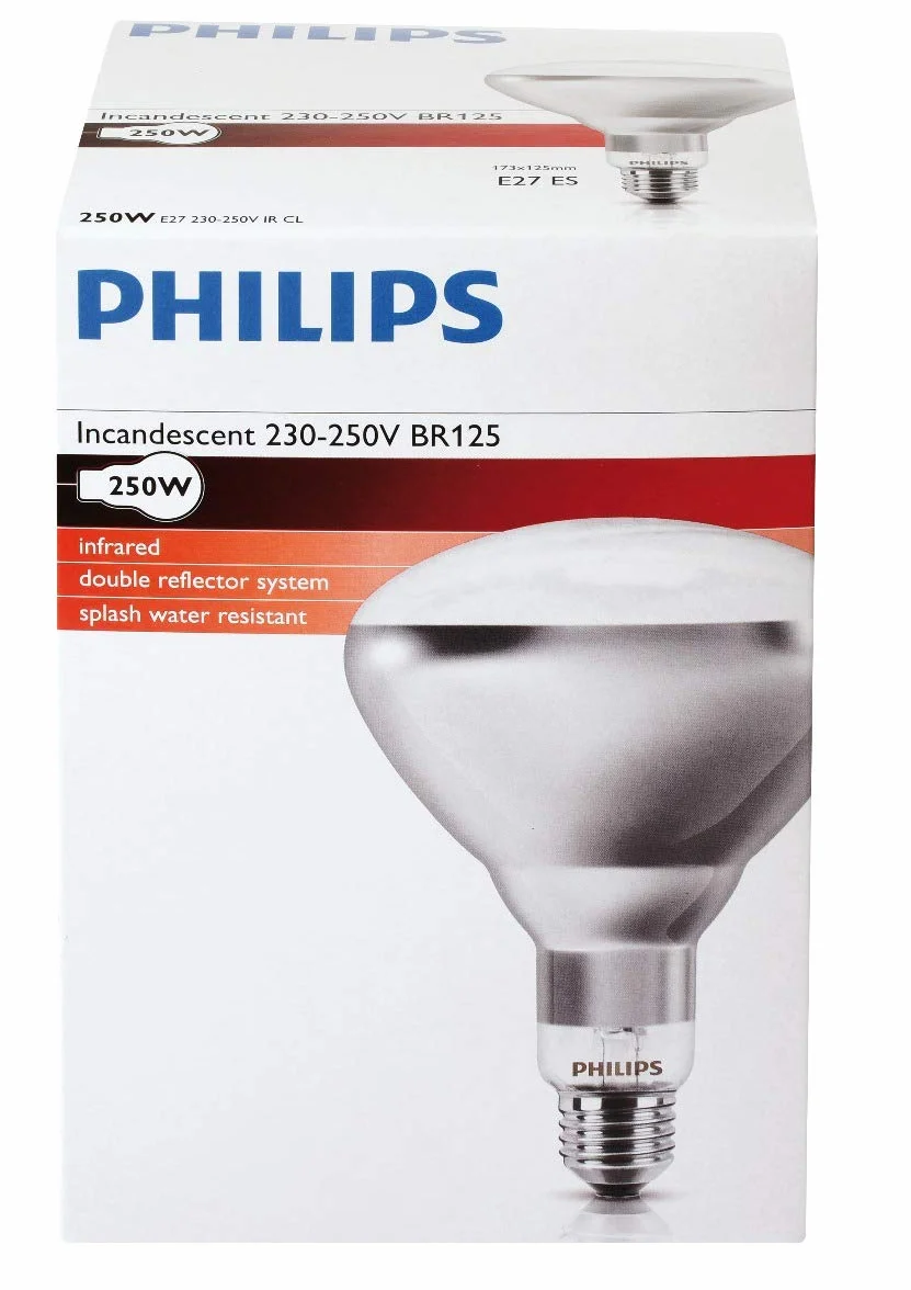 Philips BR125 Lampa na podczerwień 250 W E27 230-250 V CL