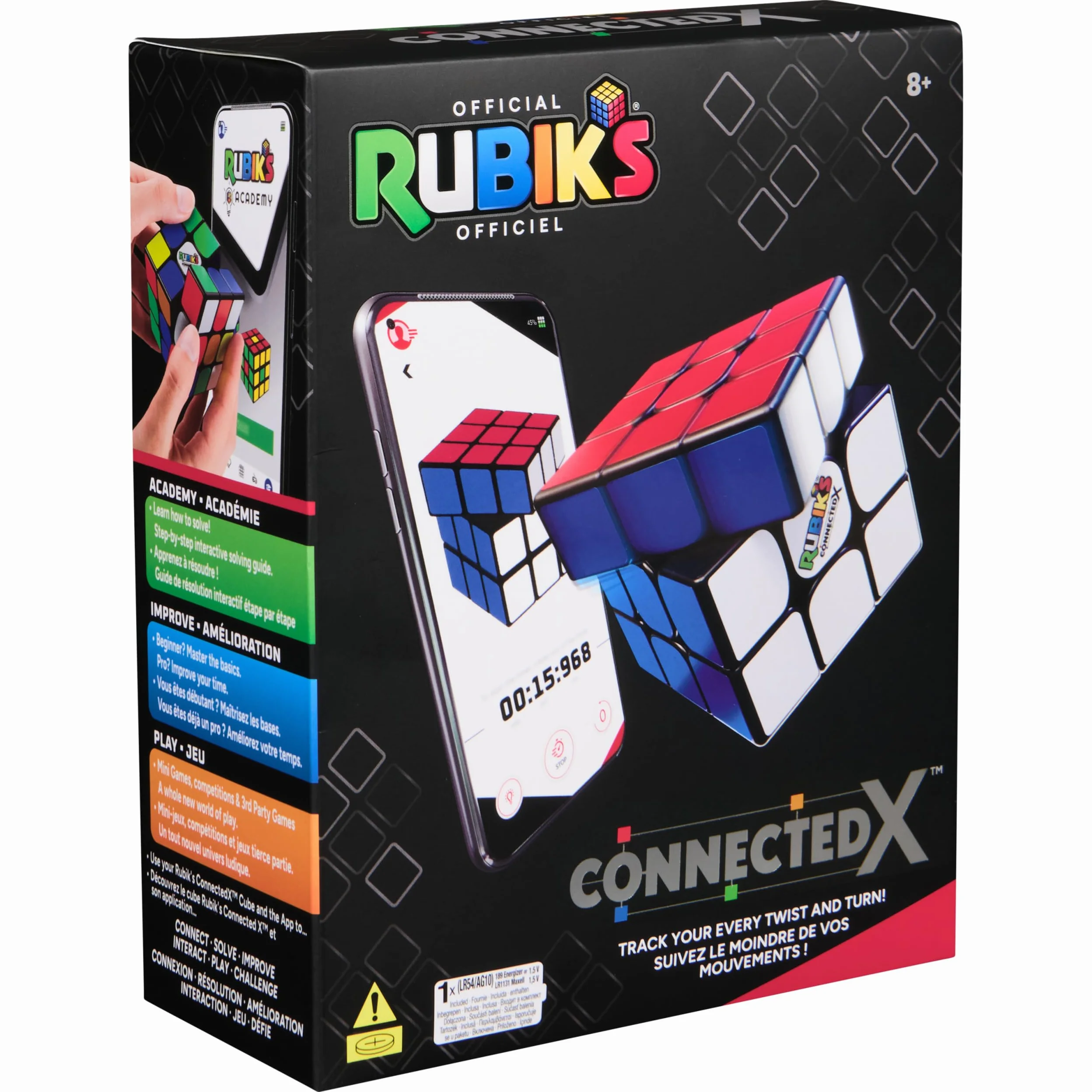 RUBIK'S Cube Connected X 3x3 Puzzle dla dorosłych i dzieci