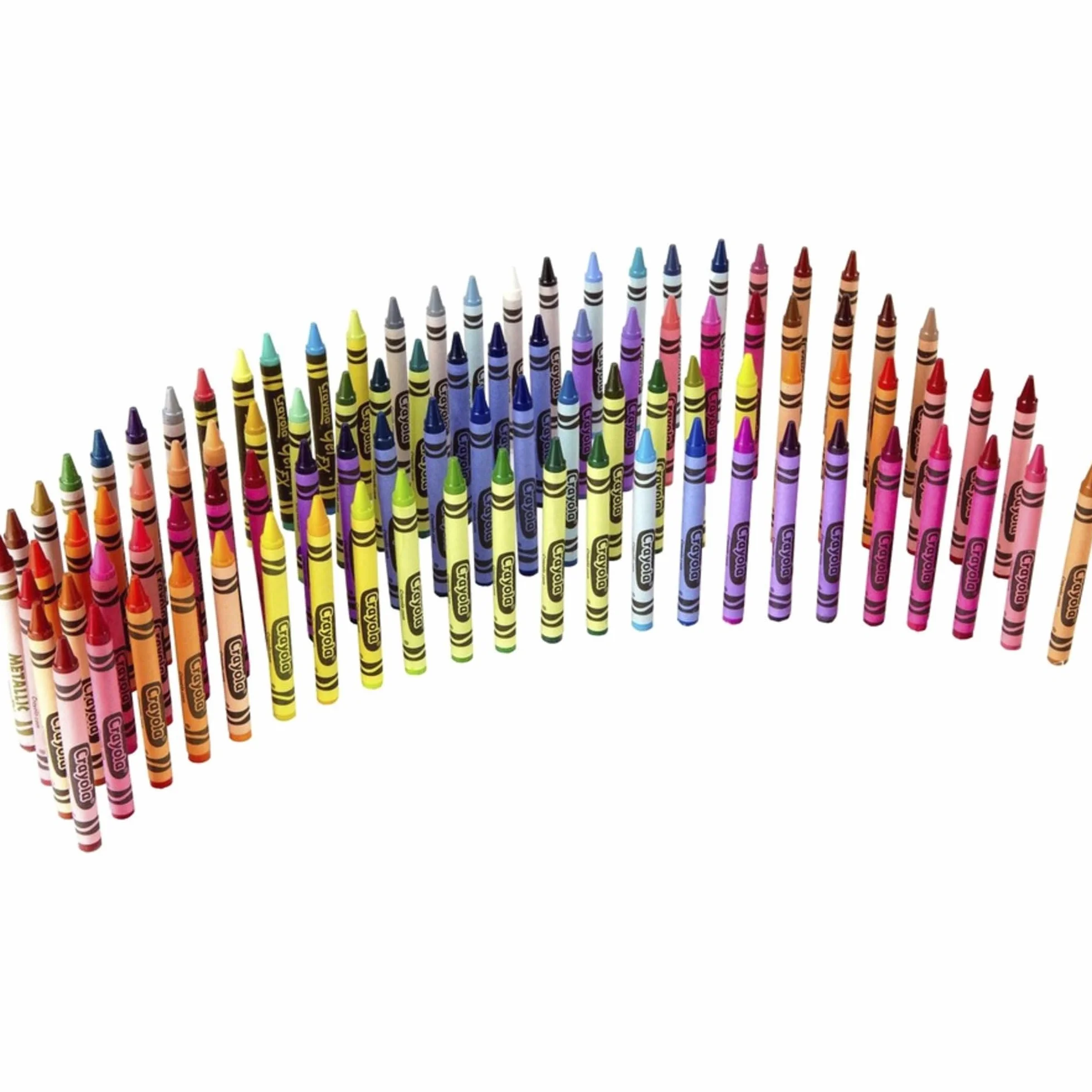 CRAYOLA 96CT CRAYONS HINGED TOP BOX