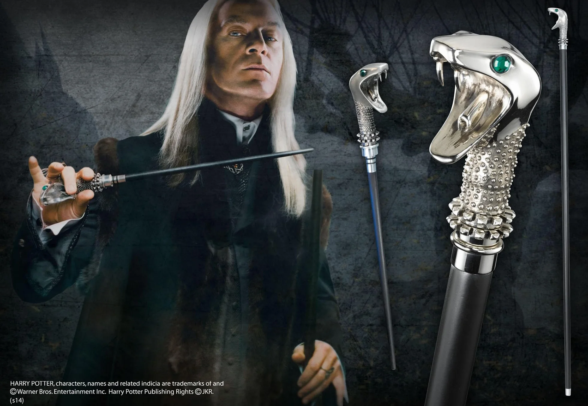 The Noble Collection Lucius Malfoy Cane with Wand