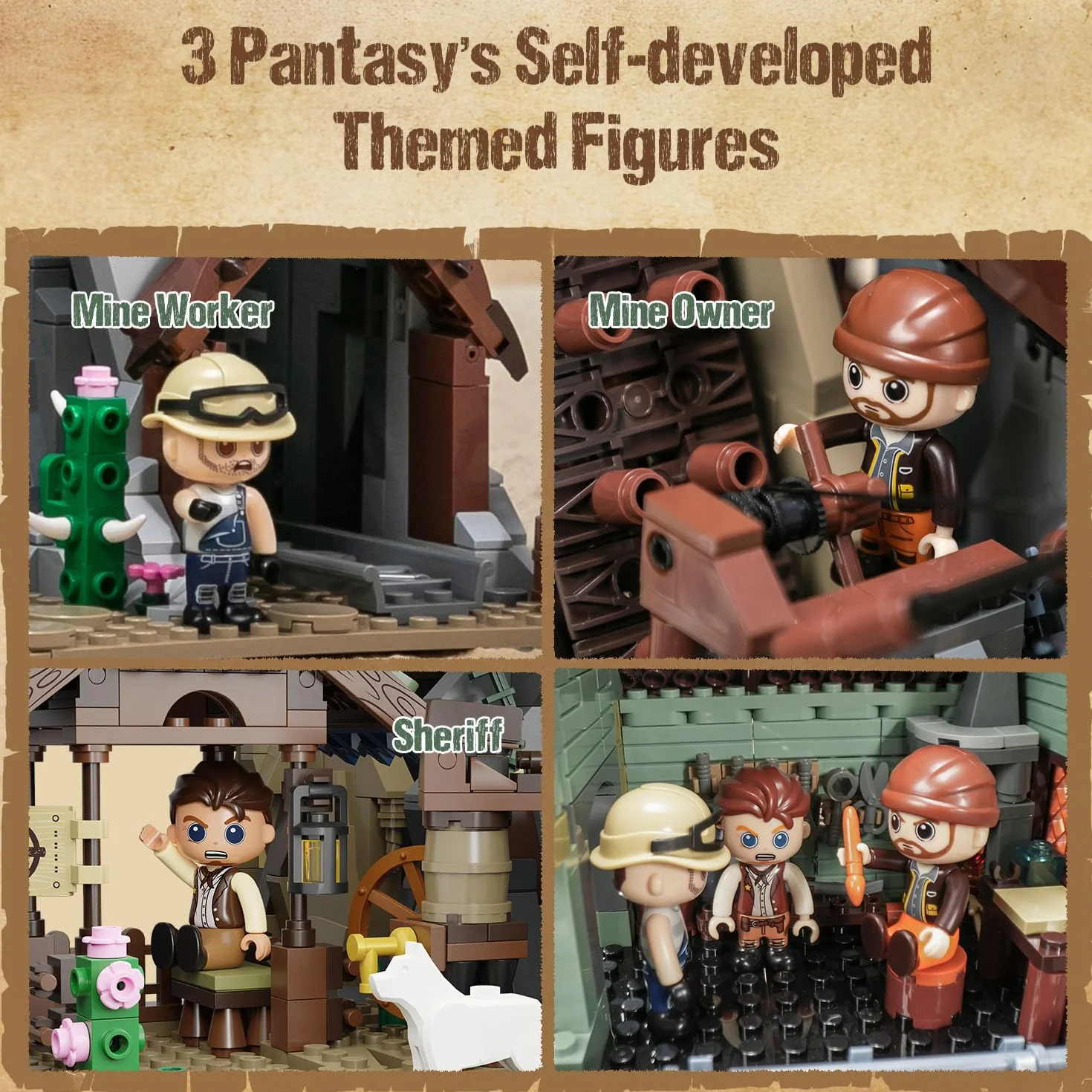 PANTASY GBC zestaw konstrukcyjny rosyjski złoty zmotoryzowany diorama z przekładnią interaktywny zestaw cegieł zasilanych typu C 3 minifigurki mechaniczny model kolekcjonerski