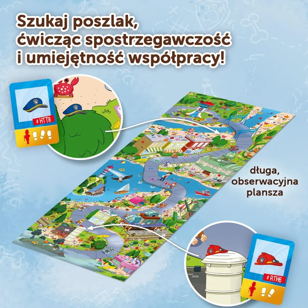 Trefl - Spy Guy PAW Patrol - Kooperacyjna Gra Obserwacyjna dla Najmłodszych z Bohaterami Bajki Psi Patrol, dla Dzieci od 3 lat