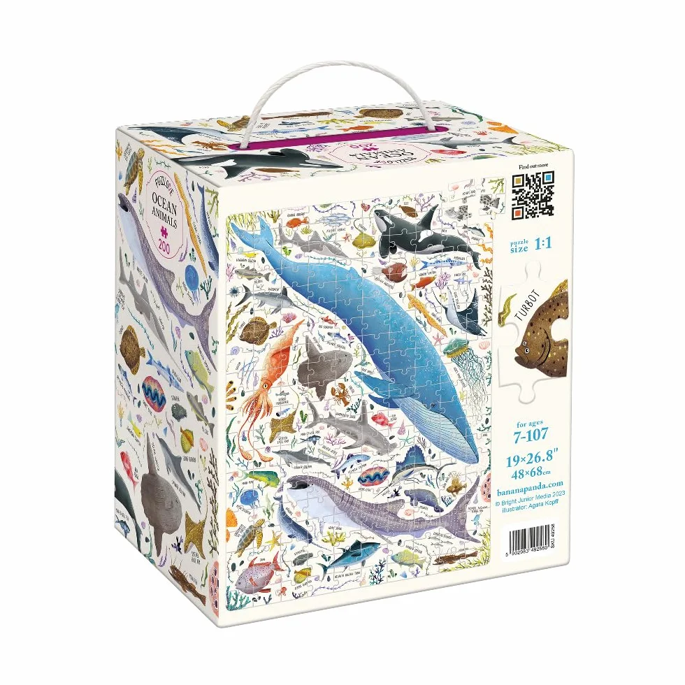 Puzzlove Ocean Animals (200 Pcs) 7+ Floor Puzzle
