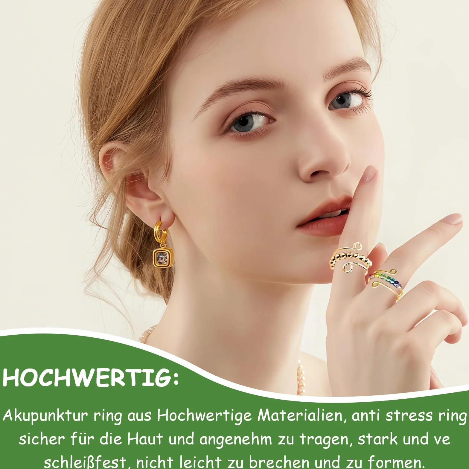 Zestaw 12 pierścionków Fidget Ring