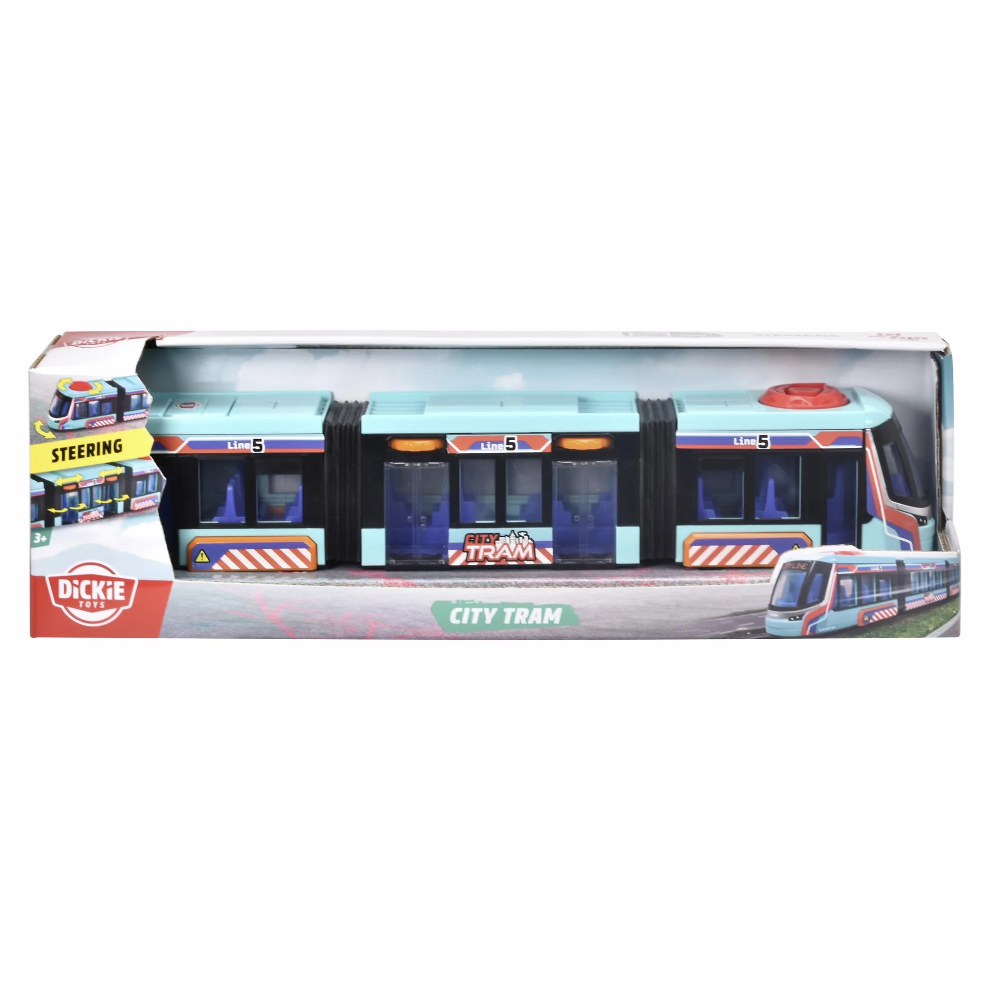 Dickie Toys 203747016 CITY Siemens tramwaj 40 cm