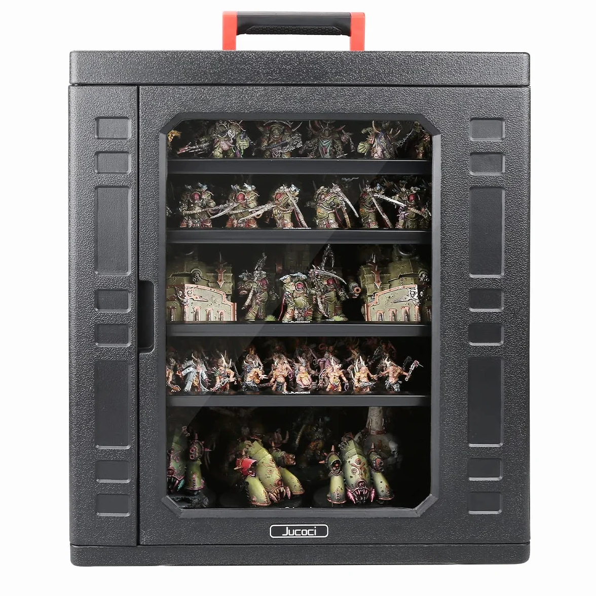 Jucoci Zestaw 5 tacek kompatybilny z plastikowym miniaturowym etui do przechowywania Jucoci (duży)