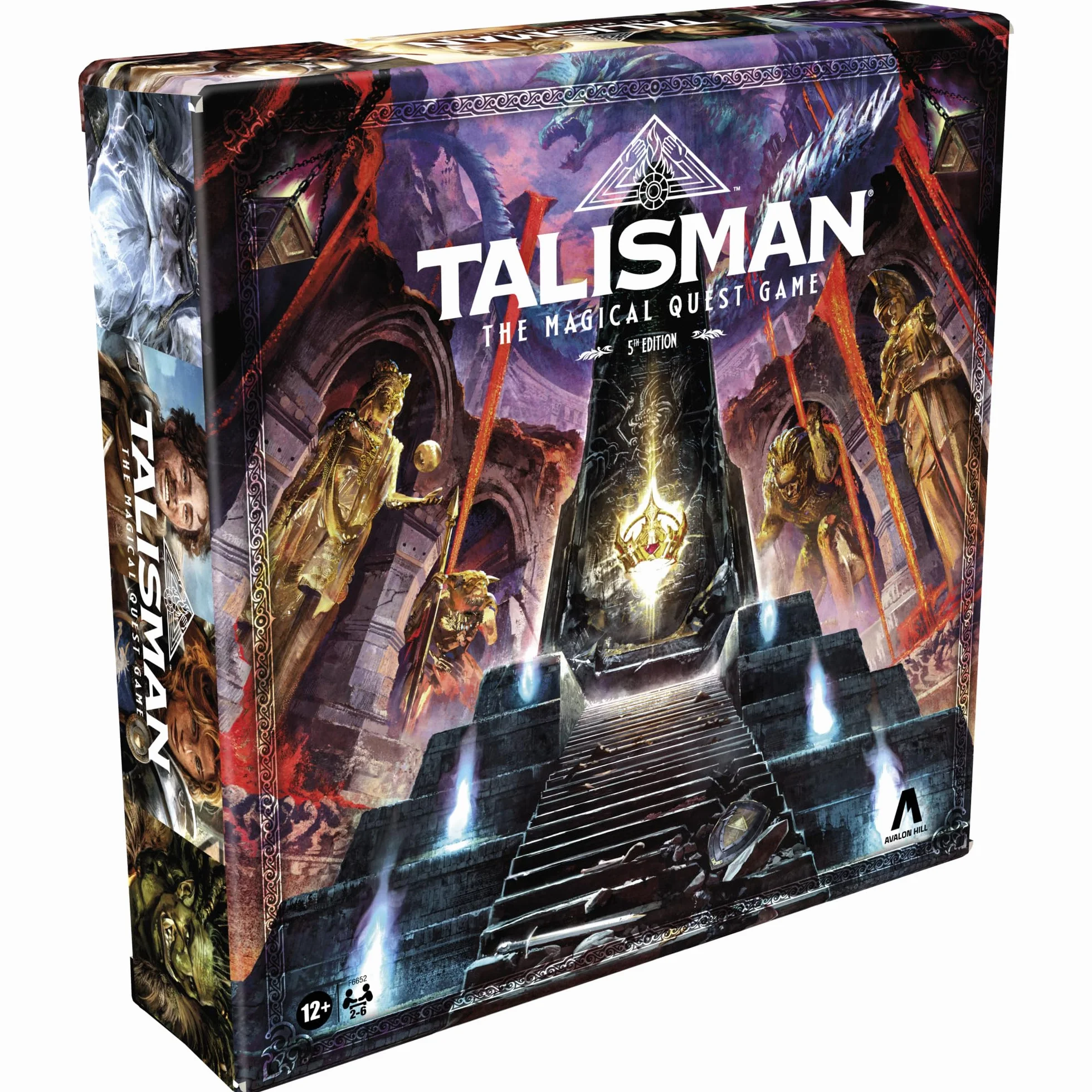 Avalon Hill Talisman: The Magical Quest Board Game, 5. edycja | Fantasy Tabletop Adventure Games | Od 12 lat i więcej | 2 do 6 graczy | Gry strategiczne RPG