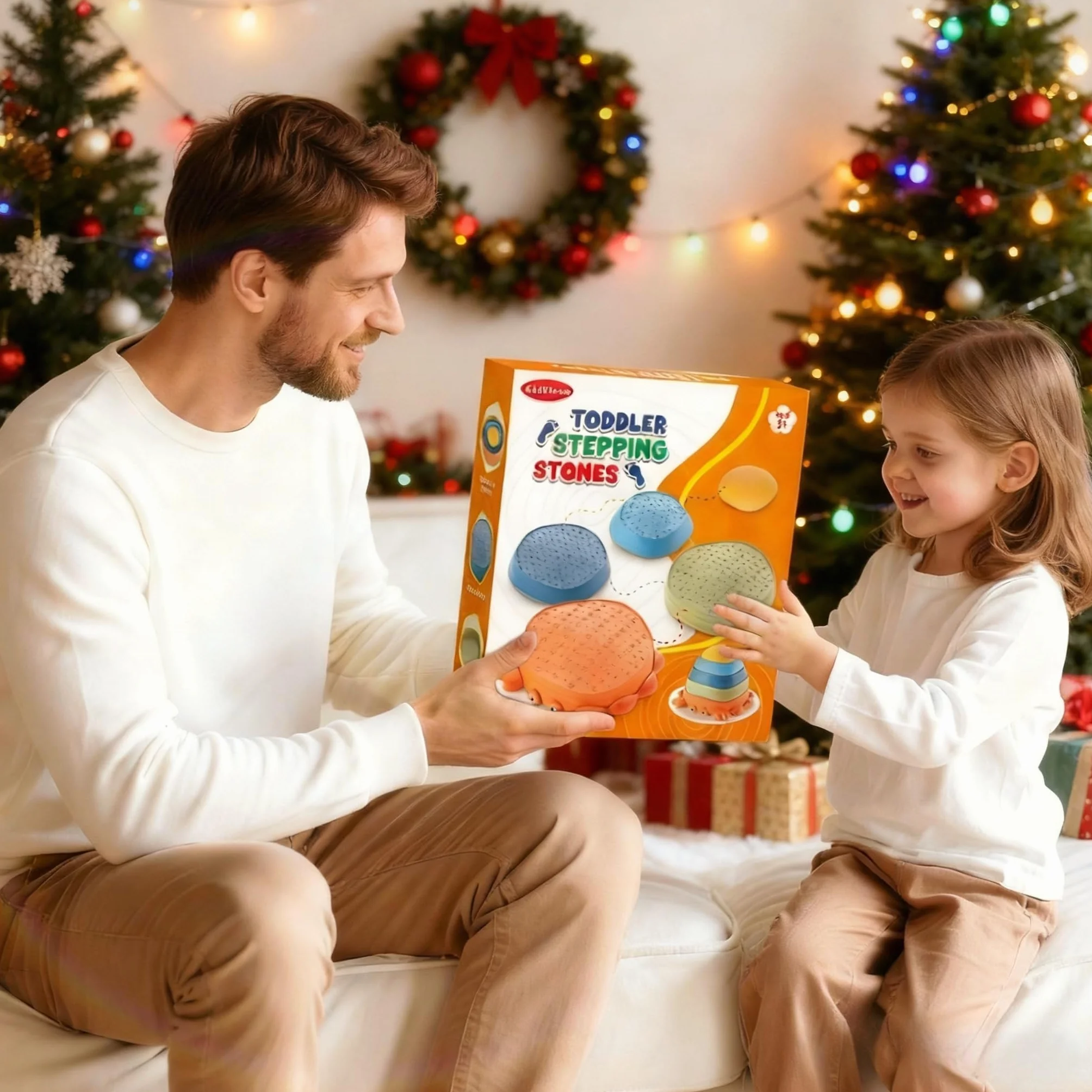 KidBloom Kamienie do równowagi dla dzieci, deska do balansowania z wodoodporną torbą, ścieżki psychomotoryczne dla dzieci Stapelstein