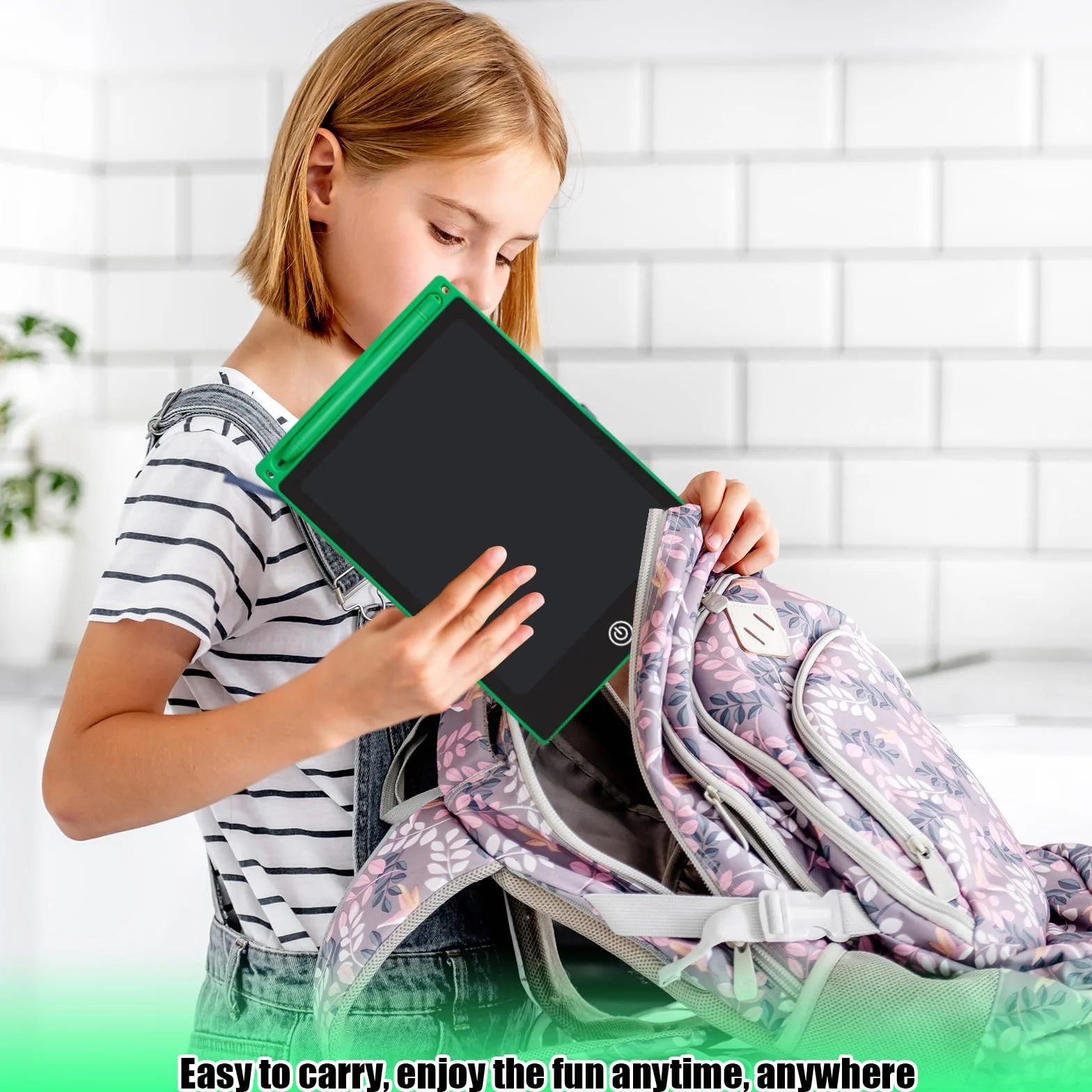 2-pak tabletów do pisania LCD, kolorowa tablica Doodle Board dla dzieci, elektroniczny rysunek, tablet do rysowania, prezenty dla dzieci w wieku 3-10 lat (niebieski i zielony)