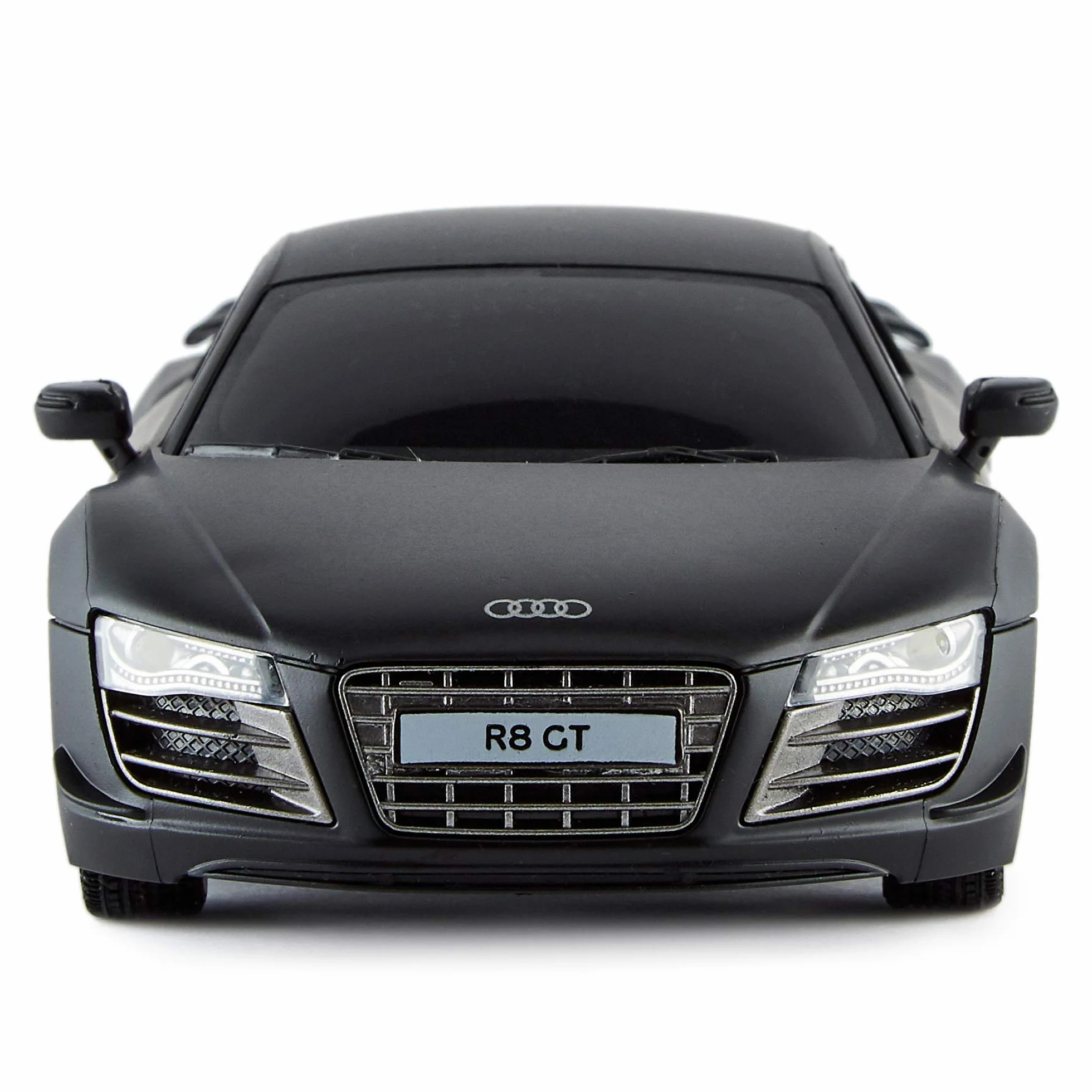 CMJ RC CARS Audi R8 GT, oficjalny, licencjonowany, zdalnie sterowany samochód, czas odtwarzania RC Flitzer Auto, 1:24 RC Car samochód terenowy samochód 24 Hz, prezent dla dzieci w wieku 6-12 lat, dla