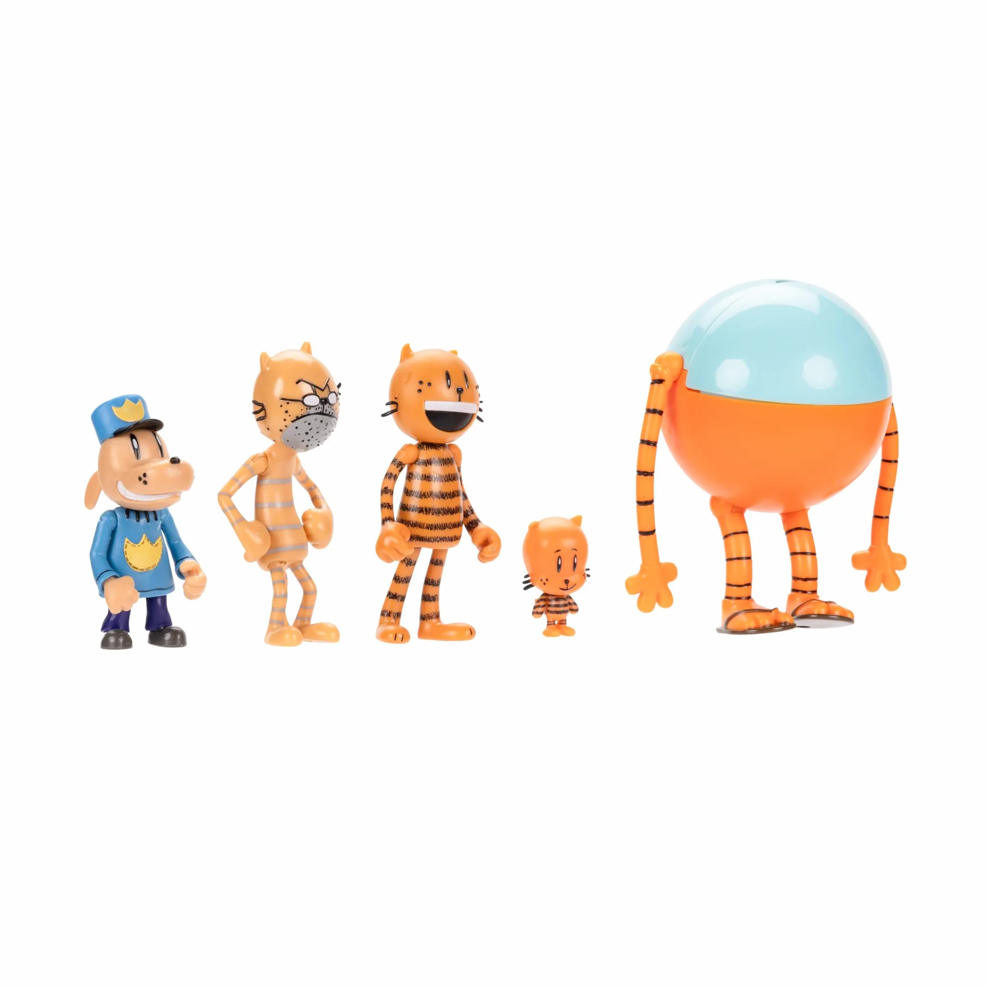 Dog Man Figurki 6,3 cm (2,5") 5-pak wielopak od Jakks Pacific's Wave #2