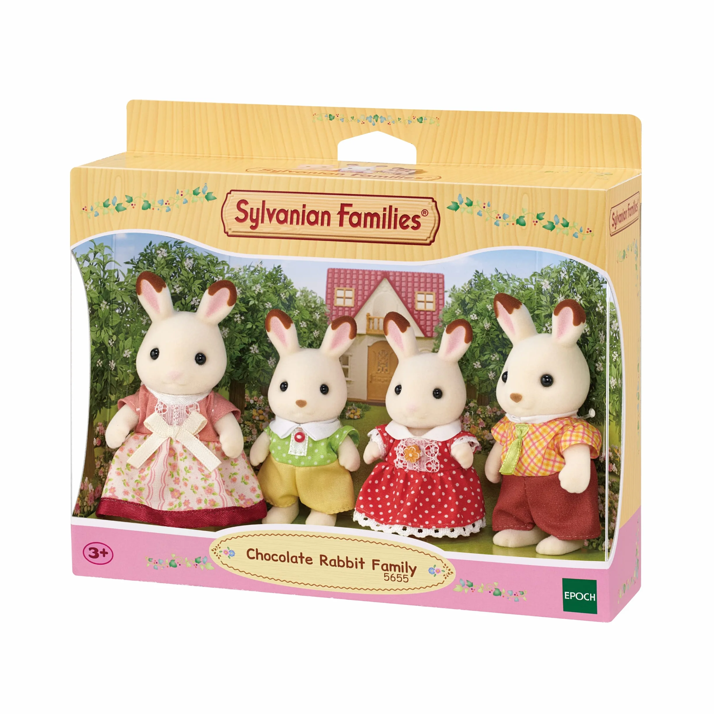 Sylvanian Families Czekoladowe Zające Figurka, Wielokolorowy, od 3 lat